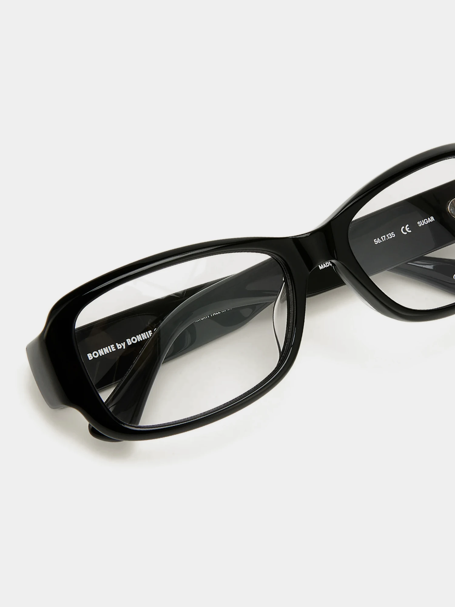 Очки Bonnie Clyde Sugar Black & Clear Lens