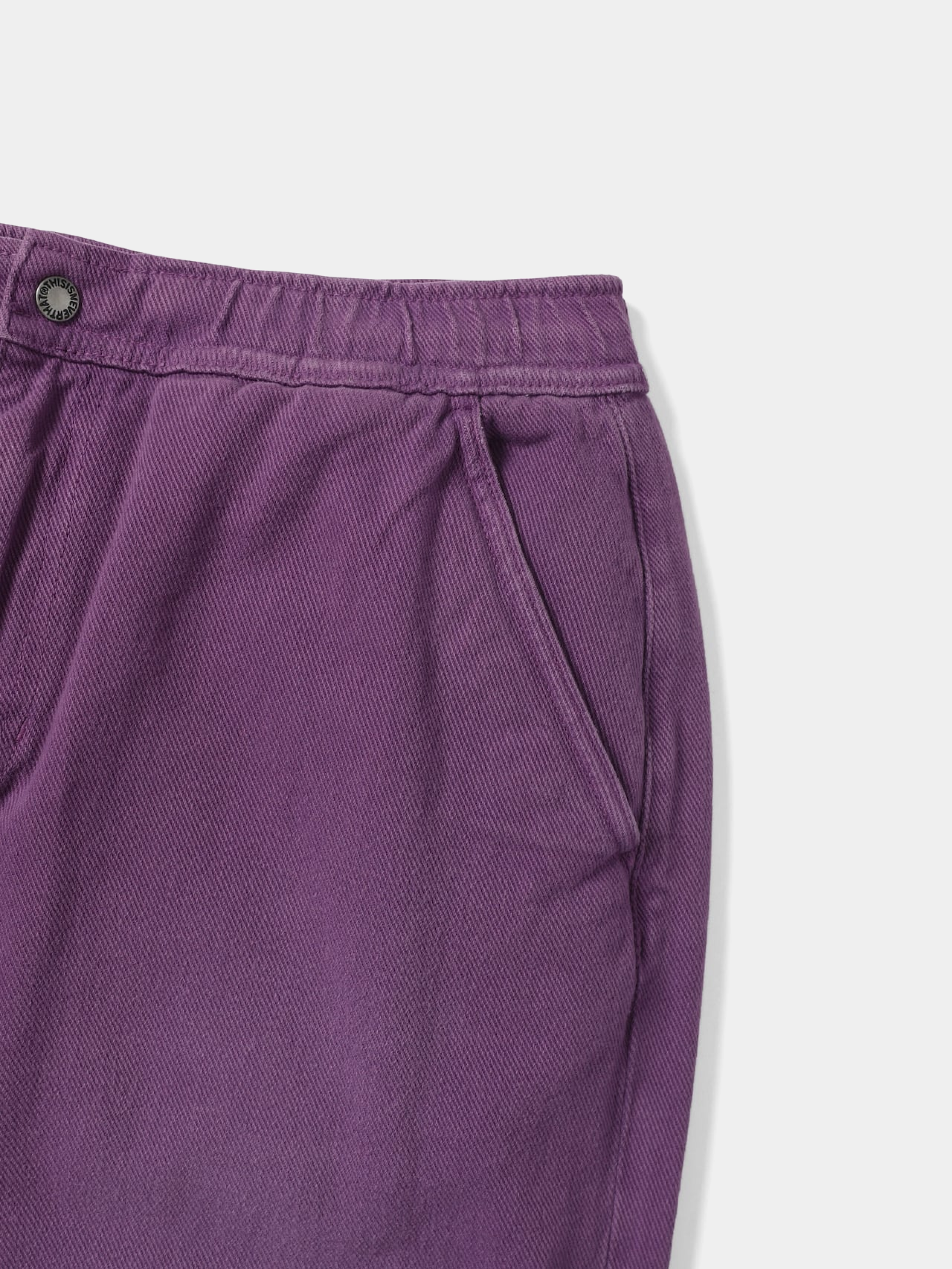 Брюки thisisneverthat Overdyed Twill Pant - Updated Plum
