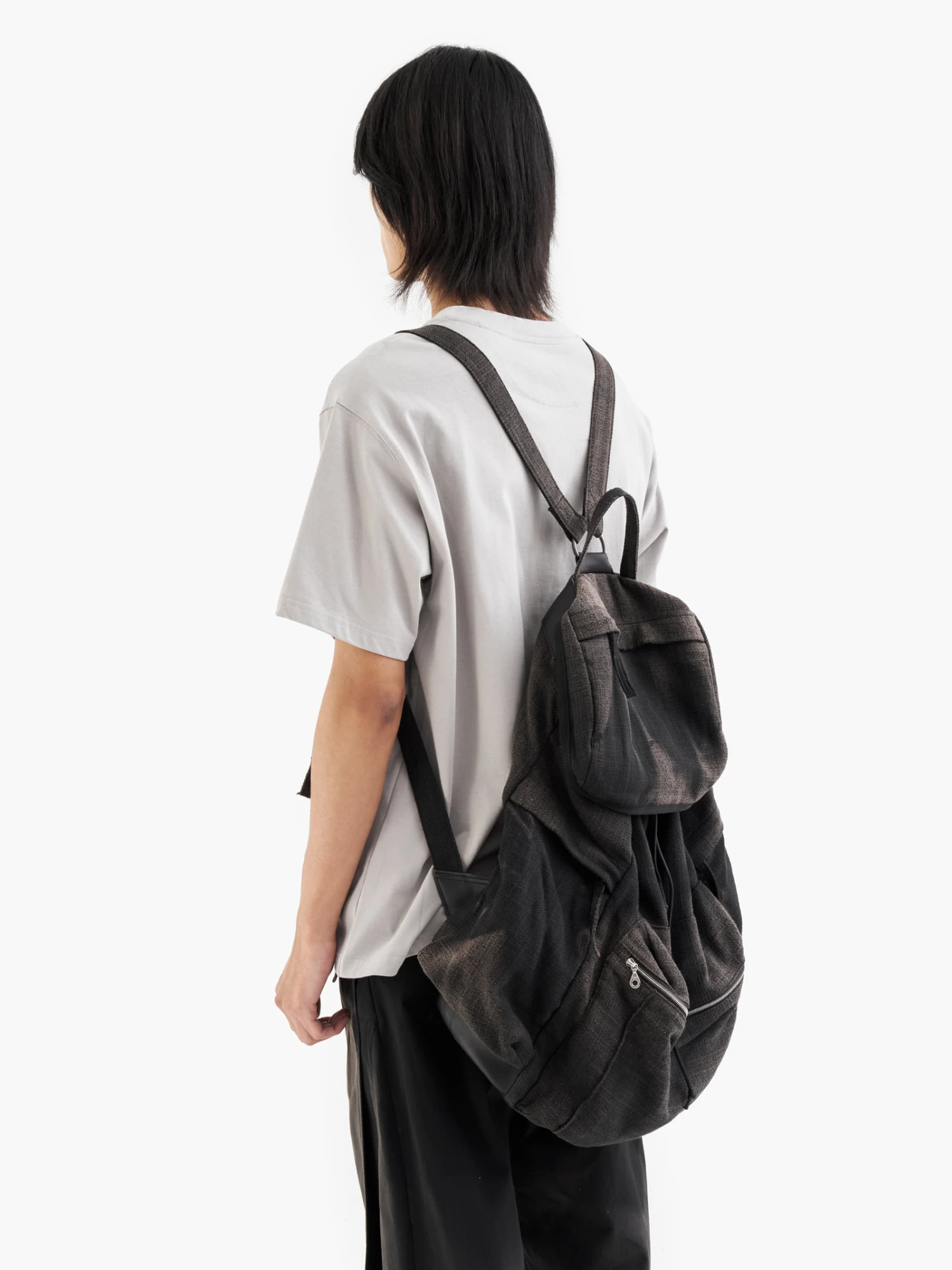 Рюкзак JIYONGKIM Sun-Bleached Multi Pocket Black