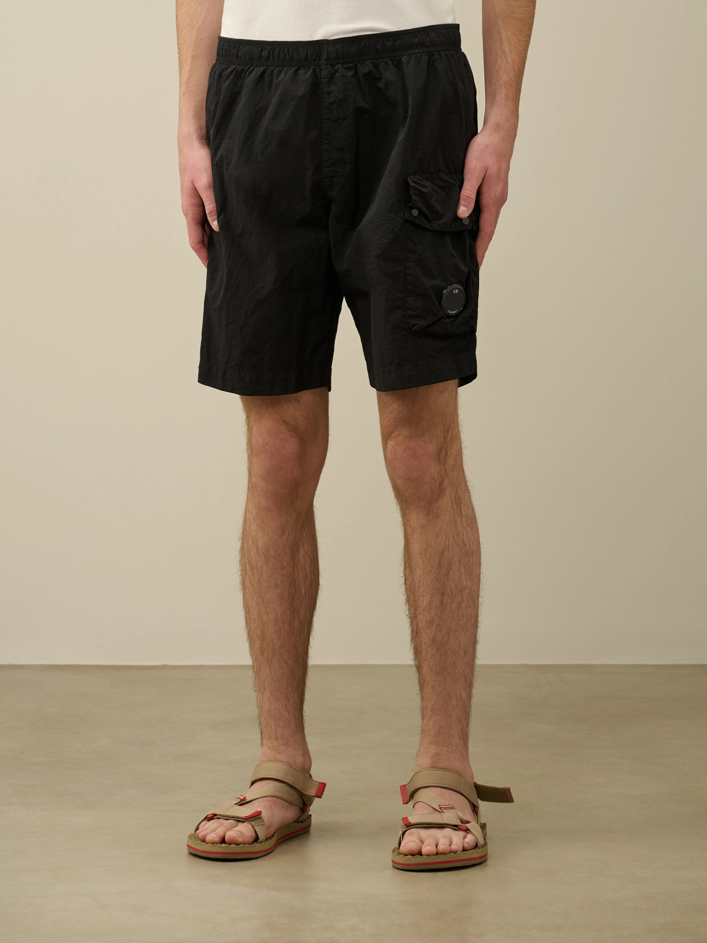 Шорты C.P. Company Flatt Nylon Cargo Swim Black