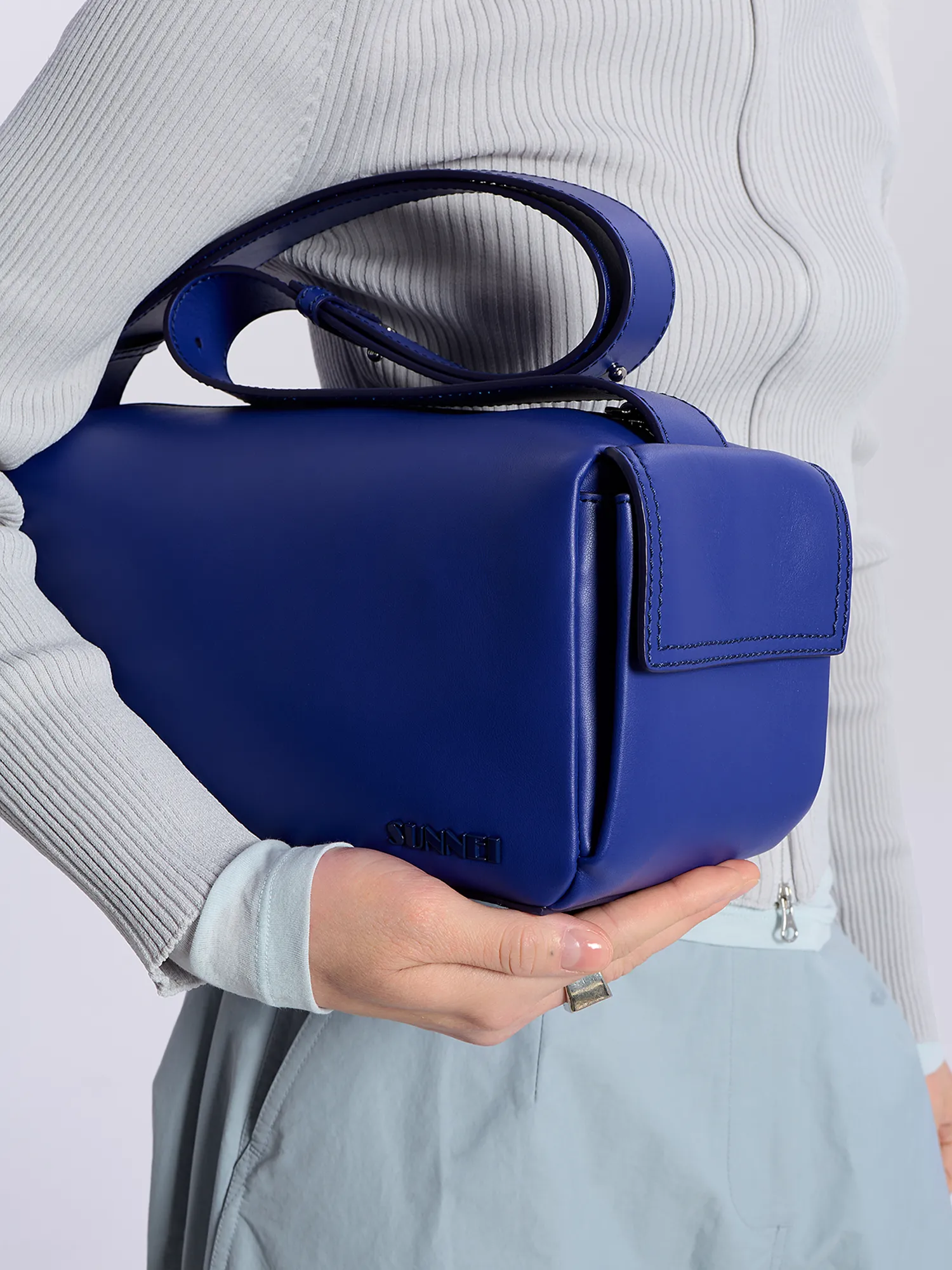 Сумка Sunnei Labauletto Blue