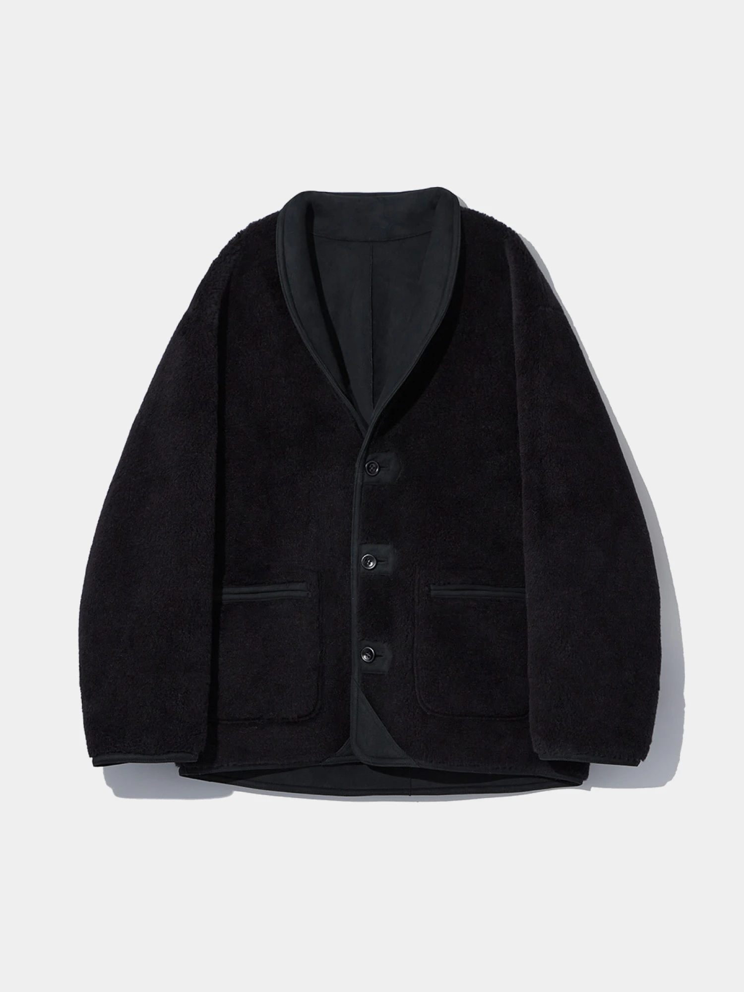 Женская дубленка LE17SEPTEMBRE Reversible Shearling Black