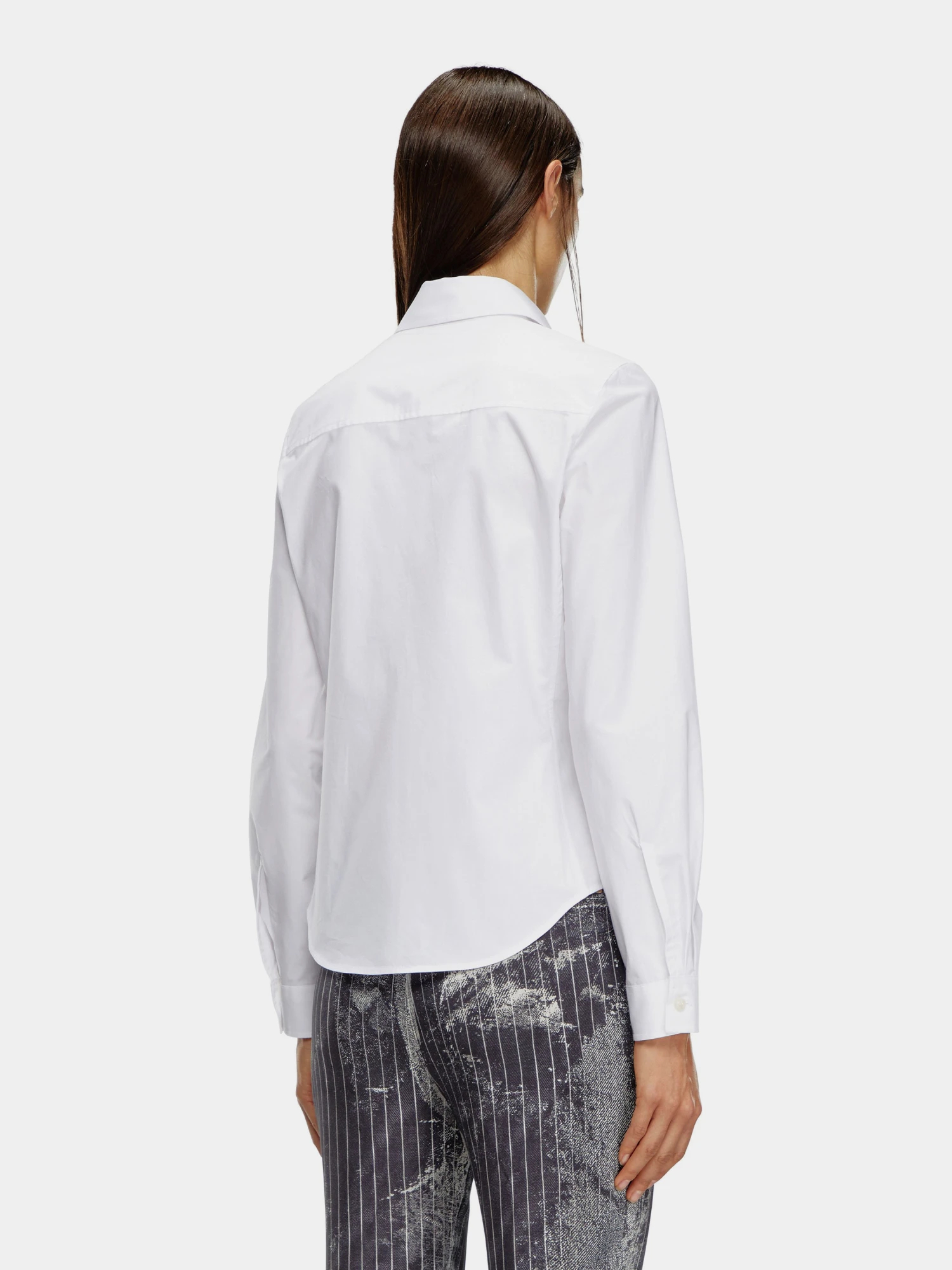 Женская рубашка Diesel C-Gisel-P1 Camicia White