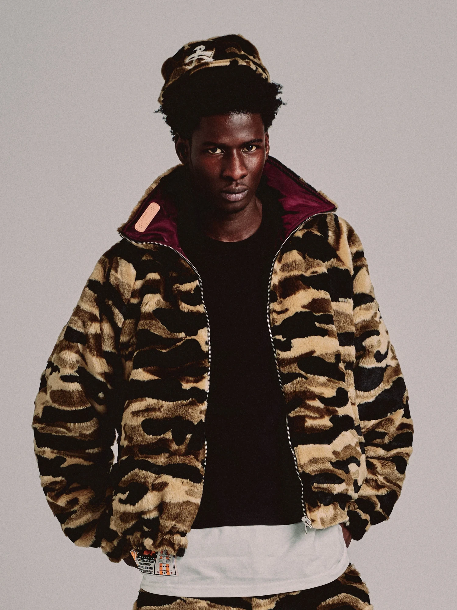 Двусторонний бомбер PDF Federico Jacket Fur