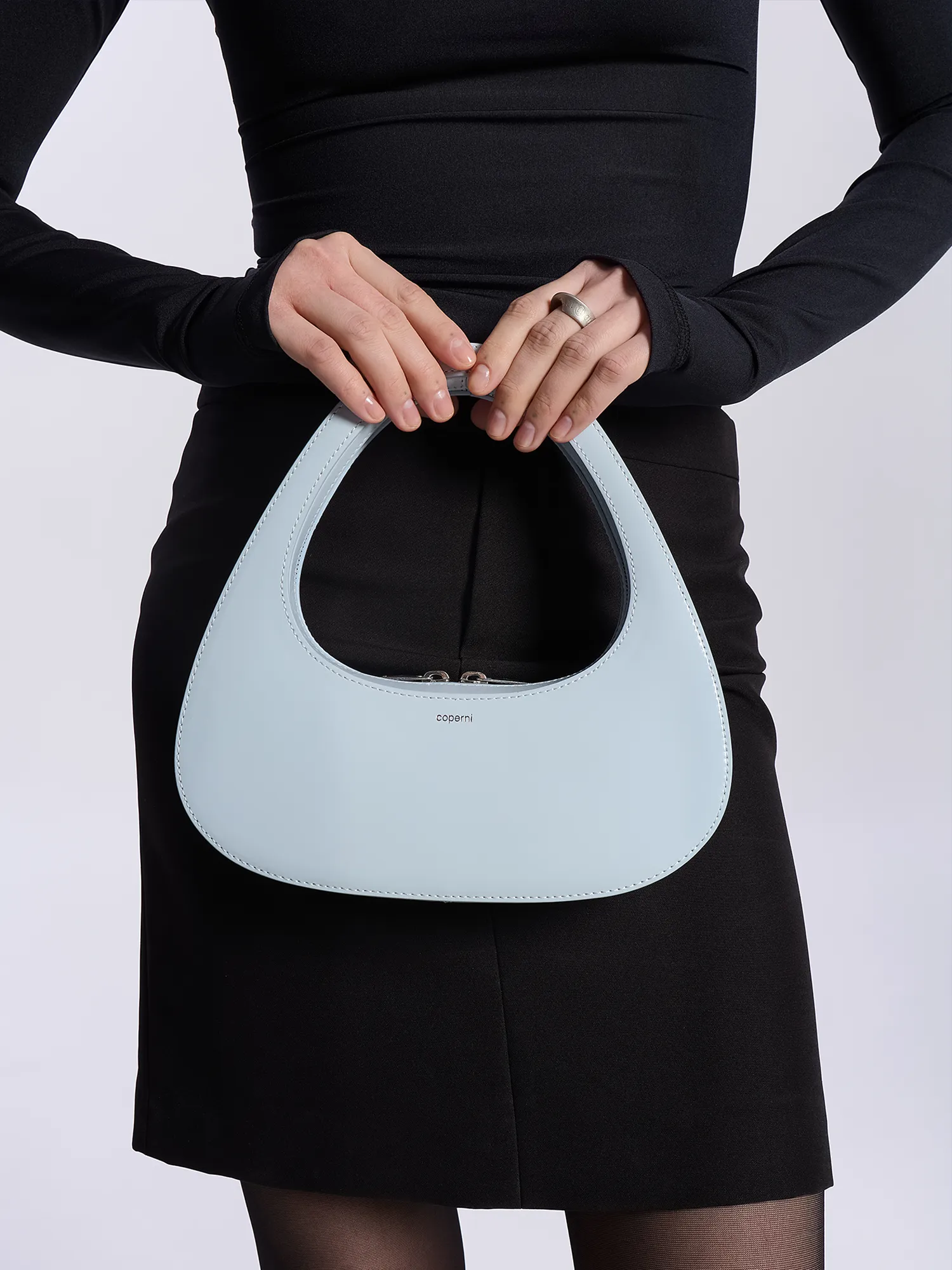 Сумка Coperni Baguette Swipe Bag Blue