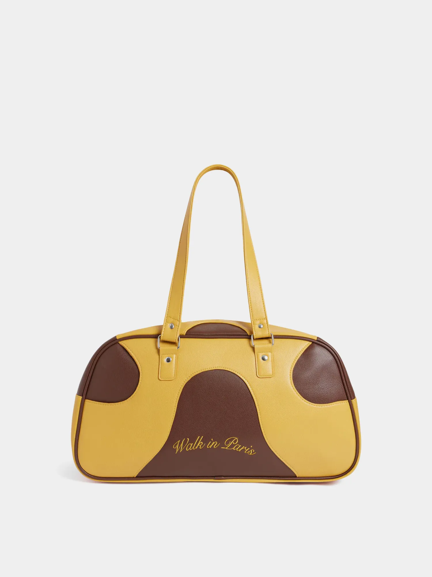Сумка Walk In Paris Duffle Bag Yellow And Brown