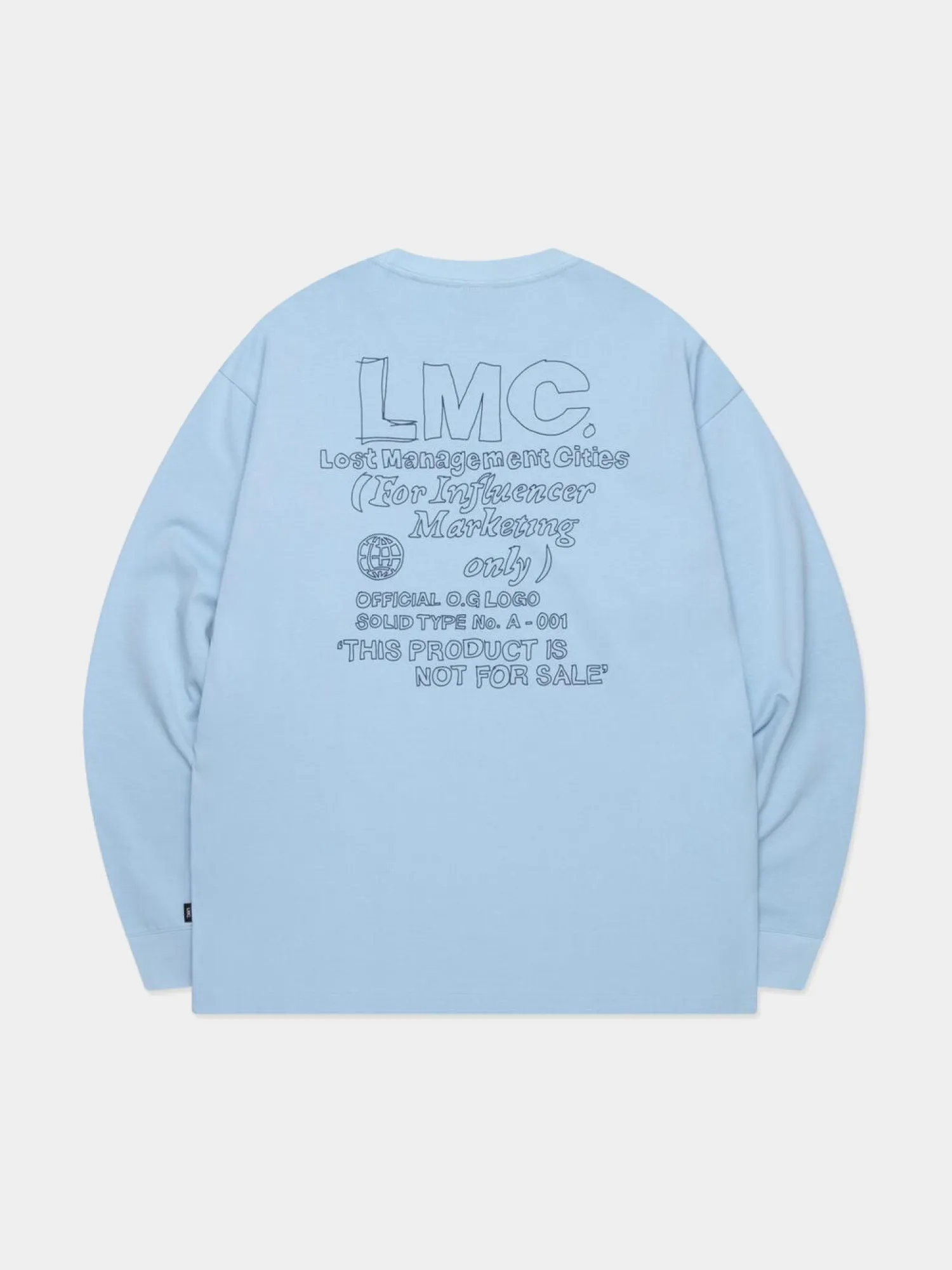 Лонгслив LMC Fn Doodle Long Slv Tee Light Blue