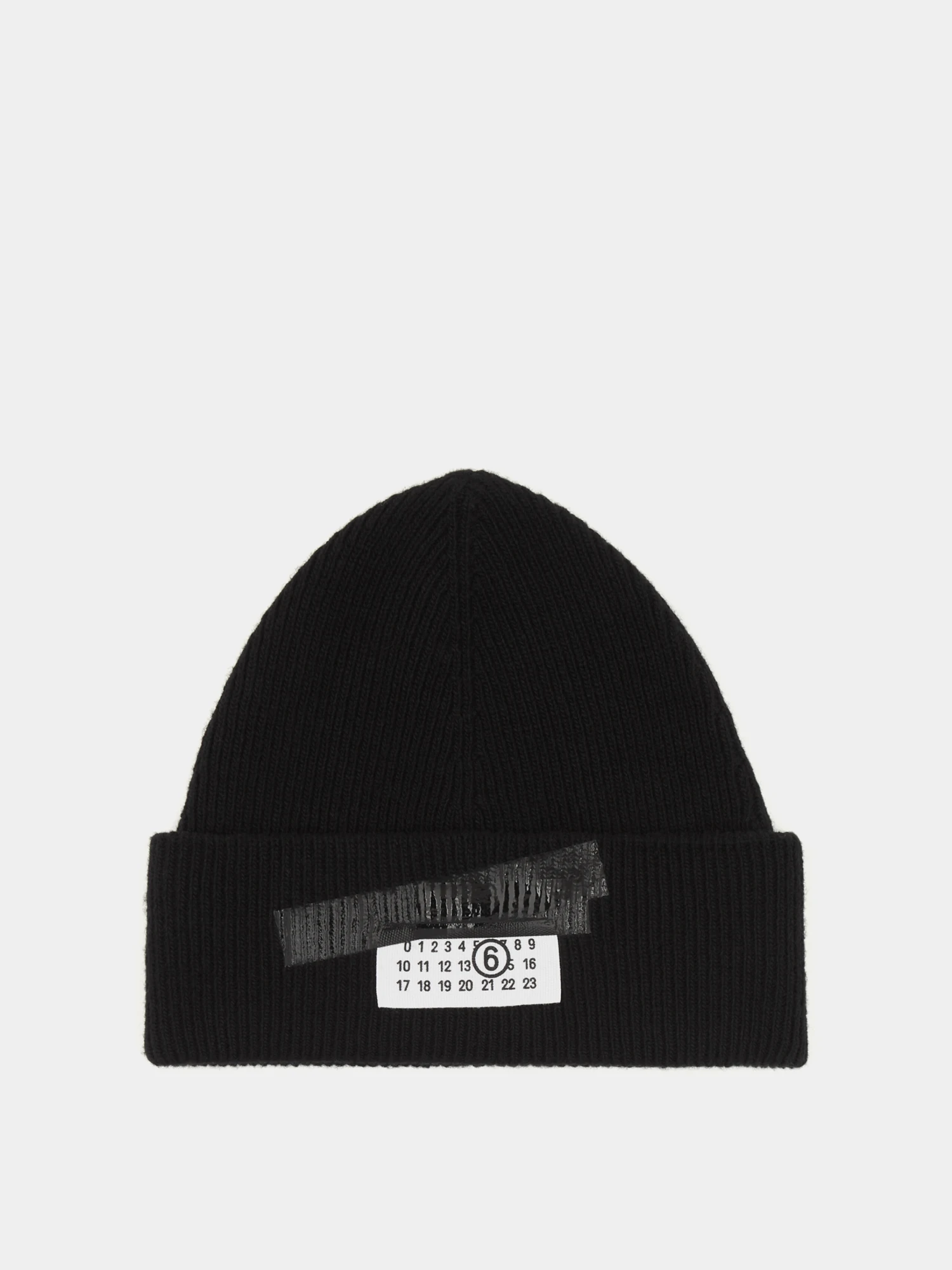 Шапка MM6 Maison Margiela Numeric Beanie Black