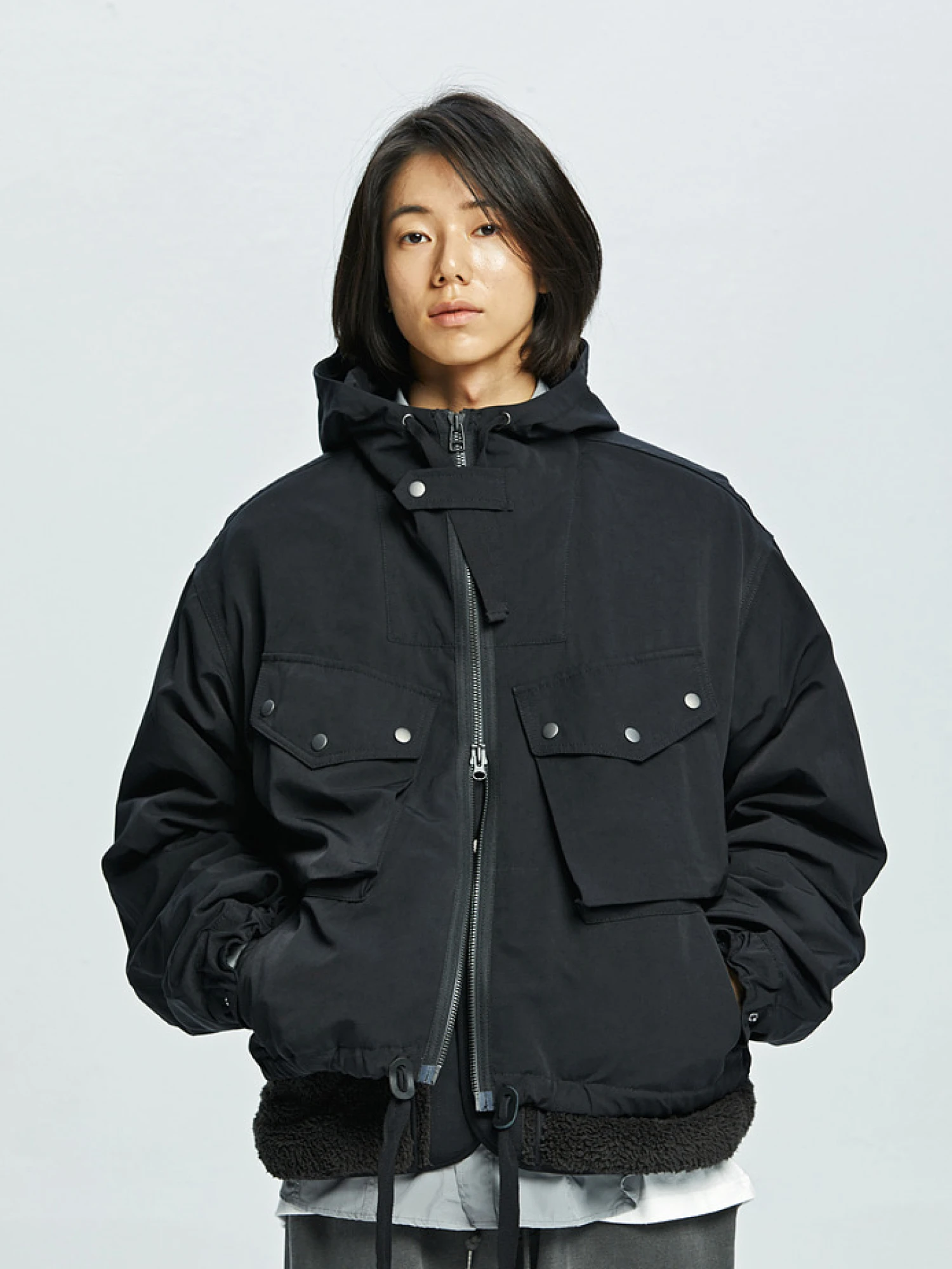 Парка FrizmWORKS Smock Hooded Parka 002 Black