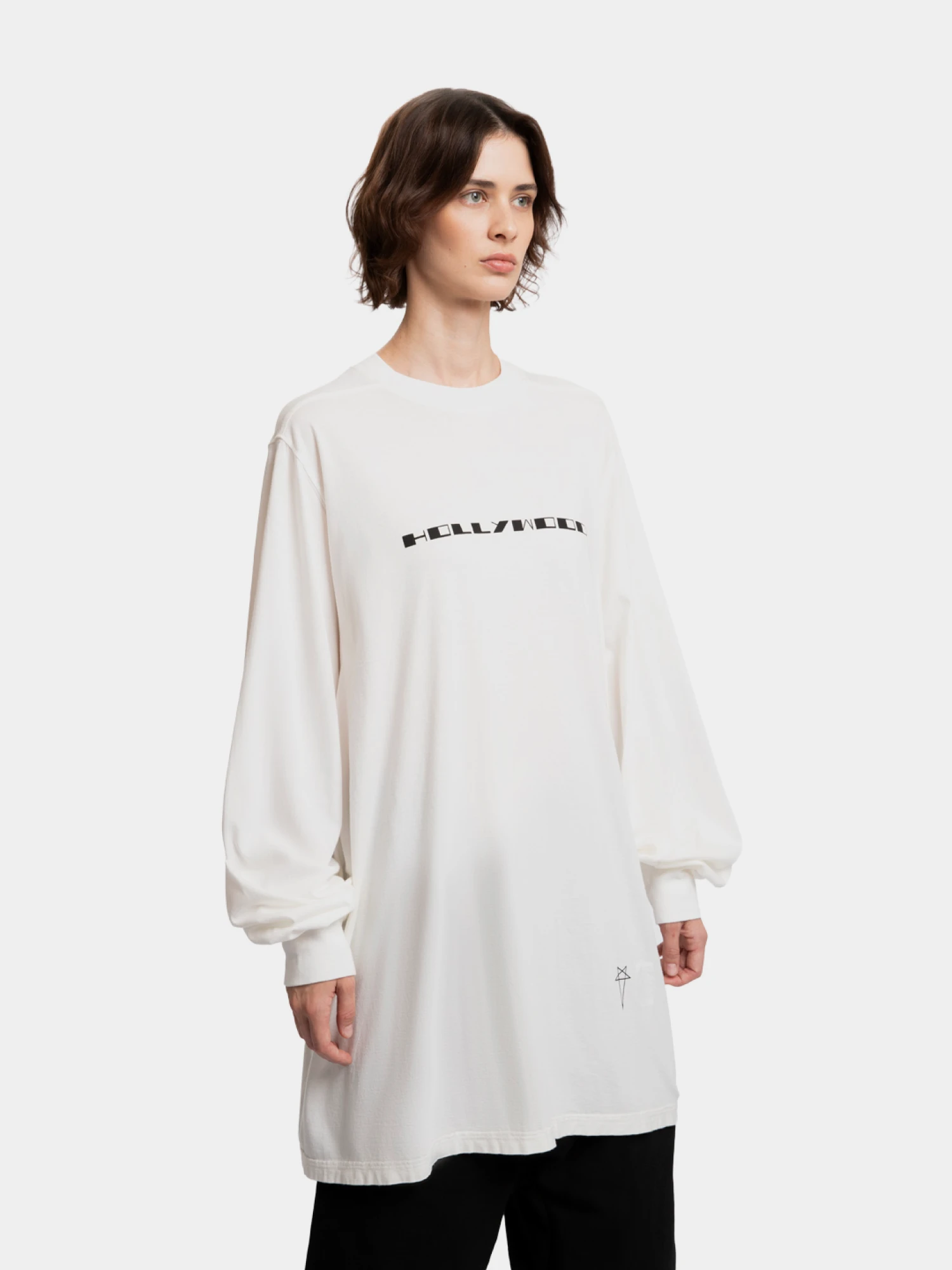 Лонгслив RICK OWENS DRKSHDW Jumbo Milk/Black