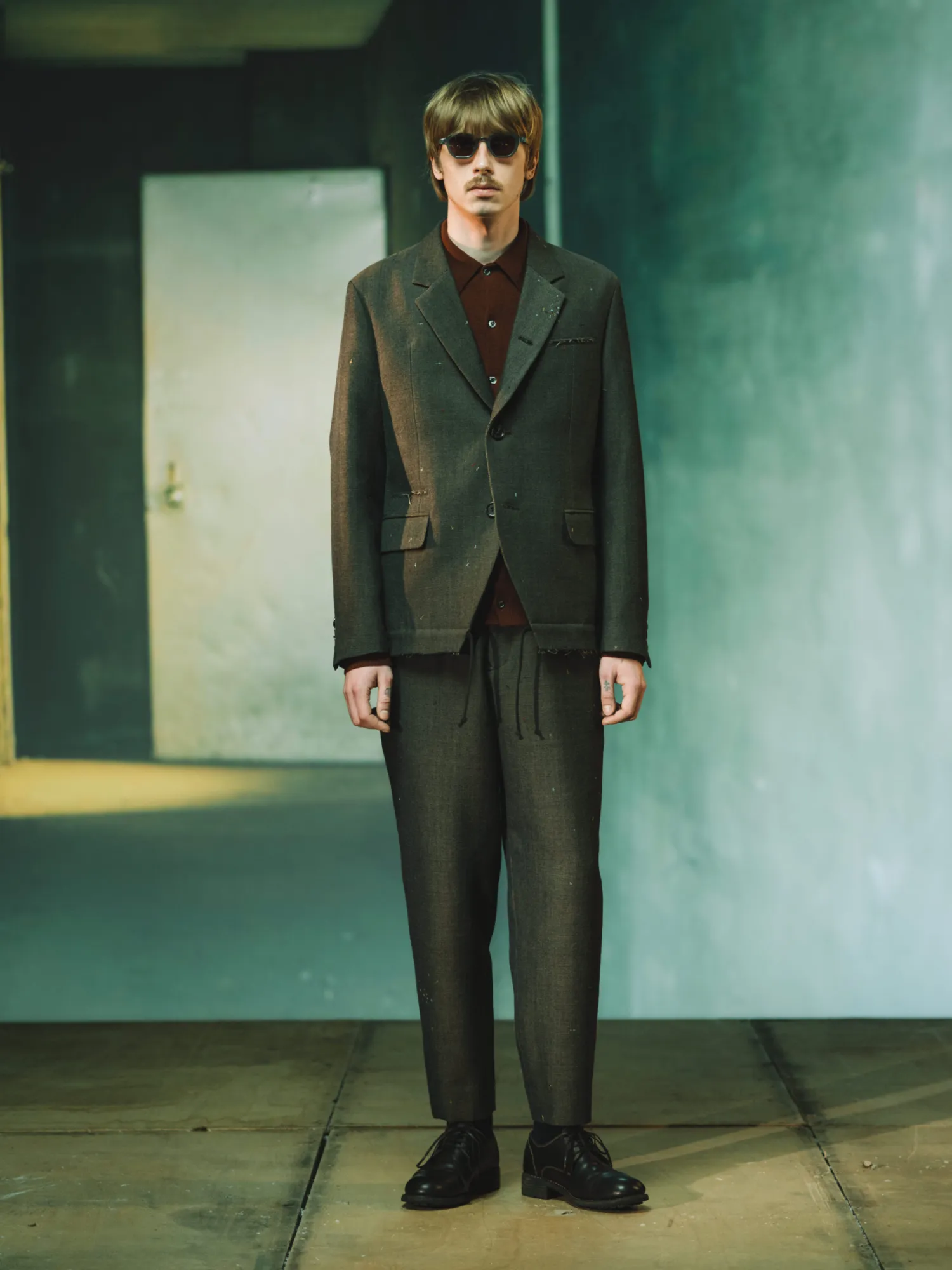 Пиджак UNDERCOVER Embroidered Blazer Brown