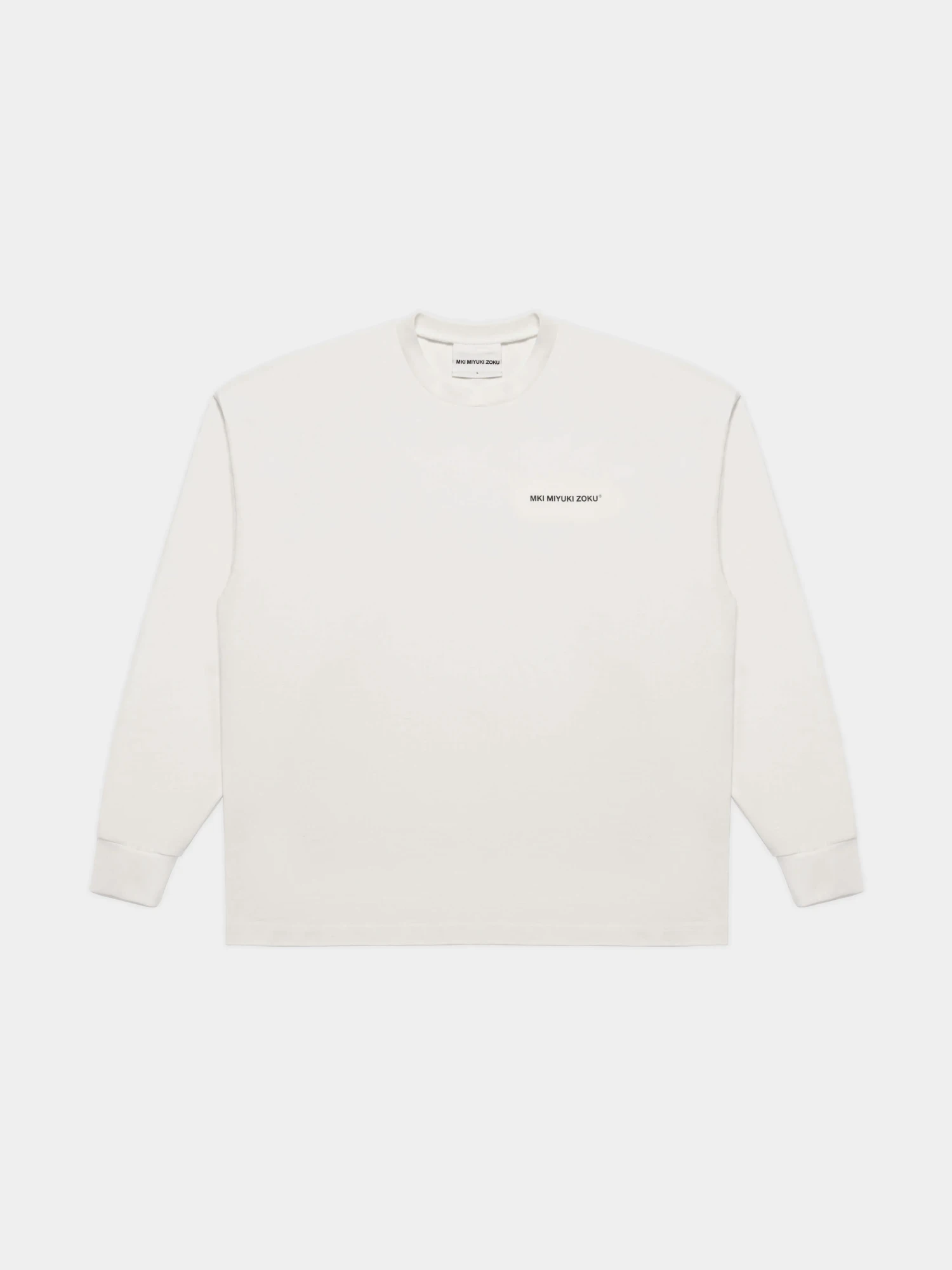 Лонгслив MKI MIYUKI ZOKU Uniform Long Sleeve White