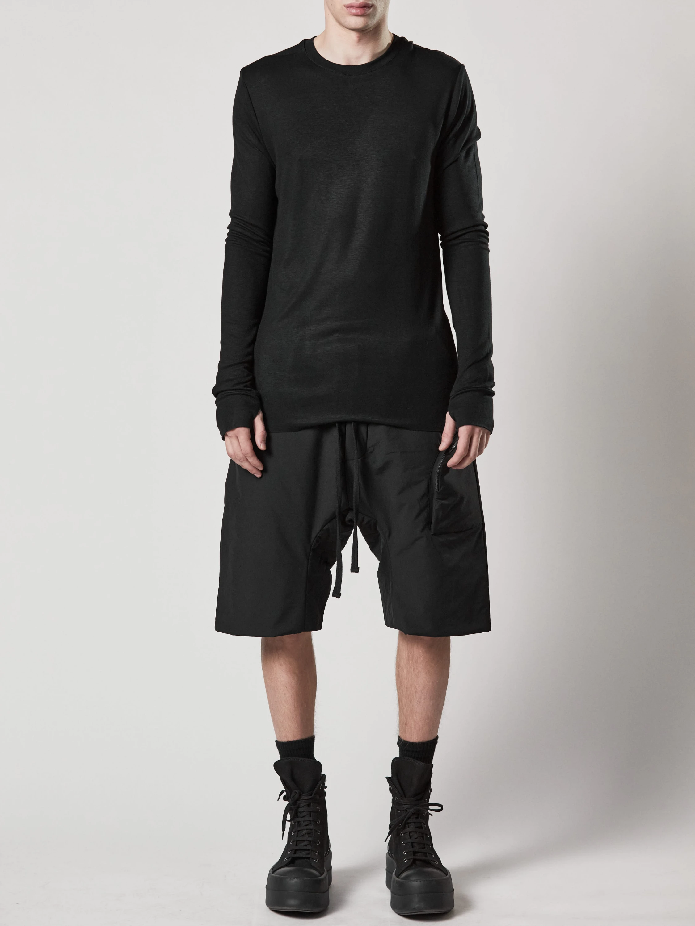 Лонгслив thom/krom M TS 814 Black