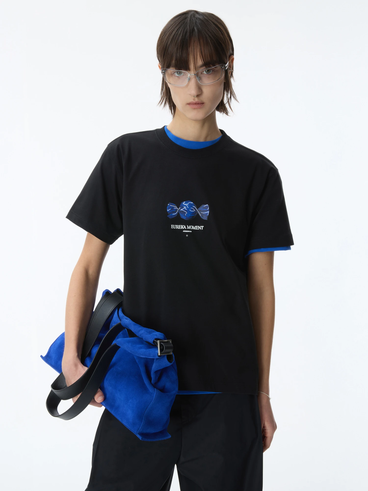 Футболка ADERERROR Lolly Product. 50 Black