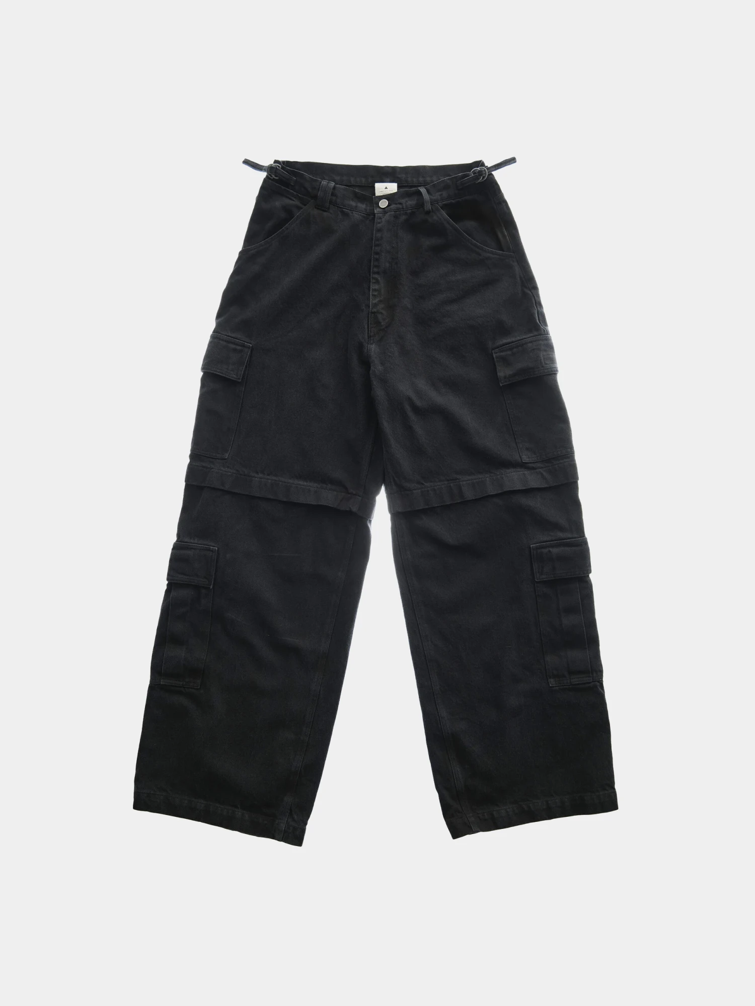 Джинсы XSAI Cargo Jeans Washed Black