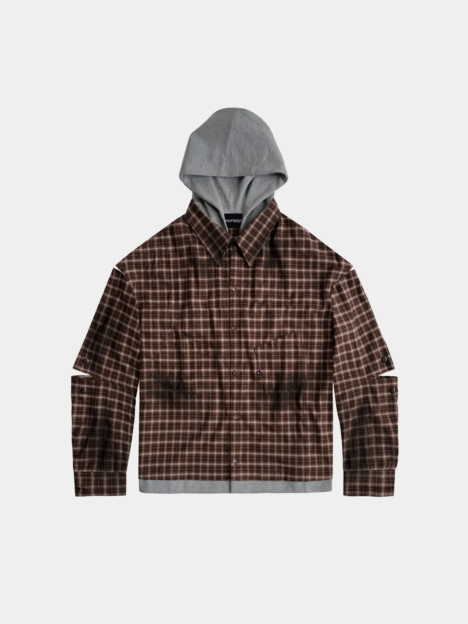 Рубашка с капюшоном MADFRENZY AIR Brown