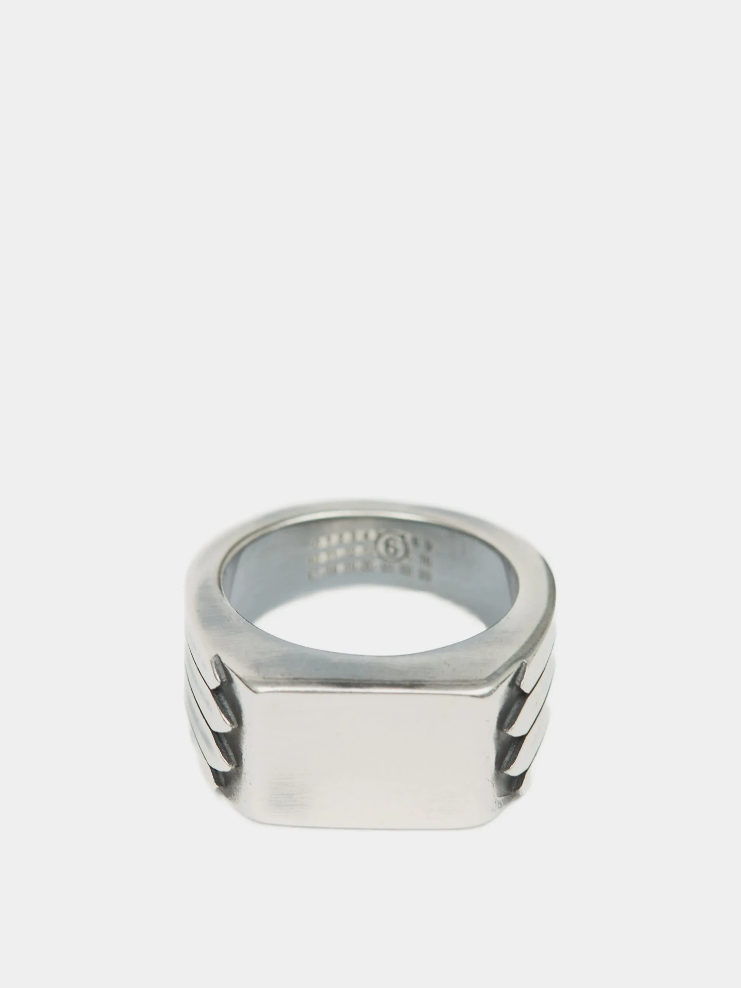 Кольцо MM6 Maison Margiela Brunito Minimal Logo Ring