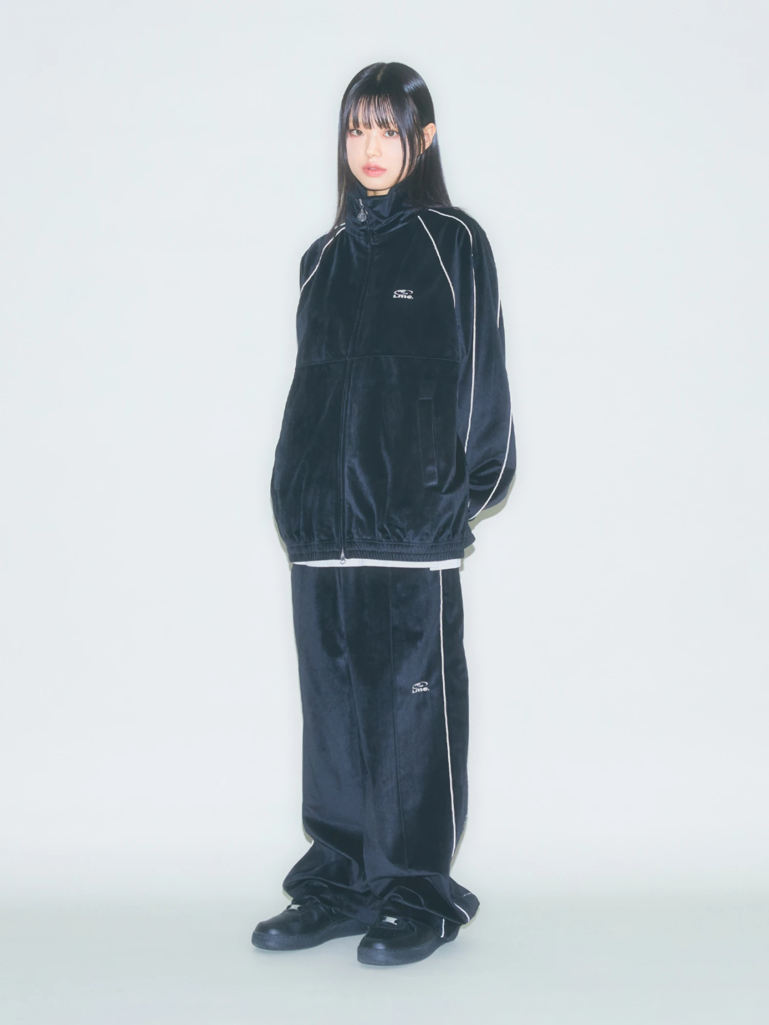 Брюки LMC Velour Piping Pants Navy