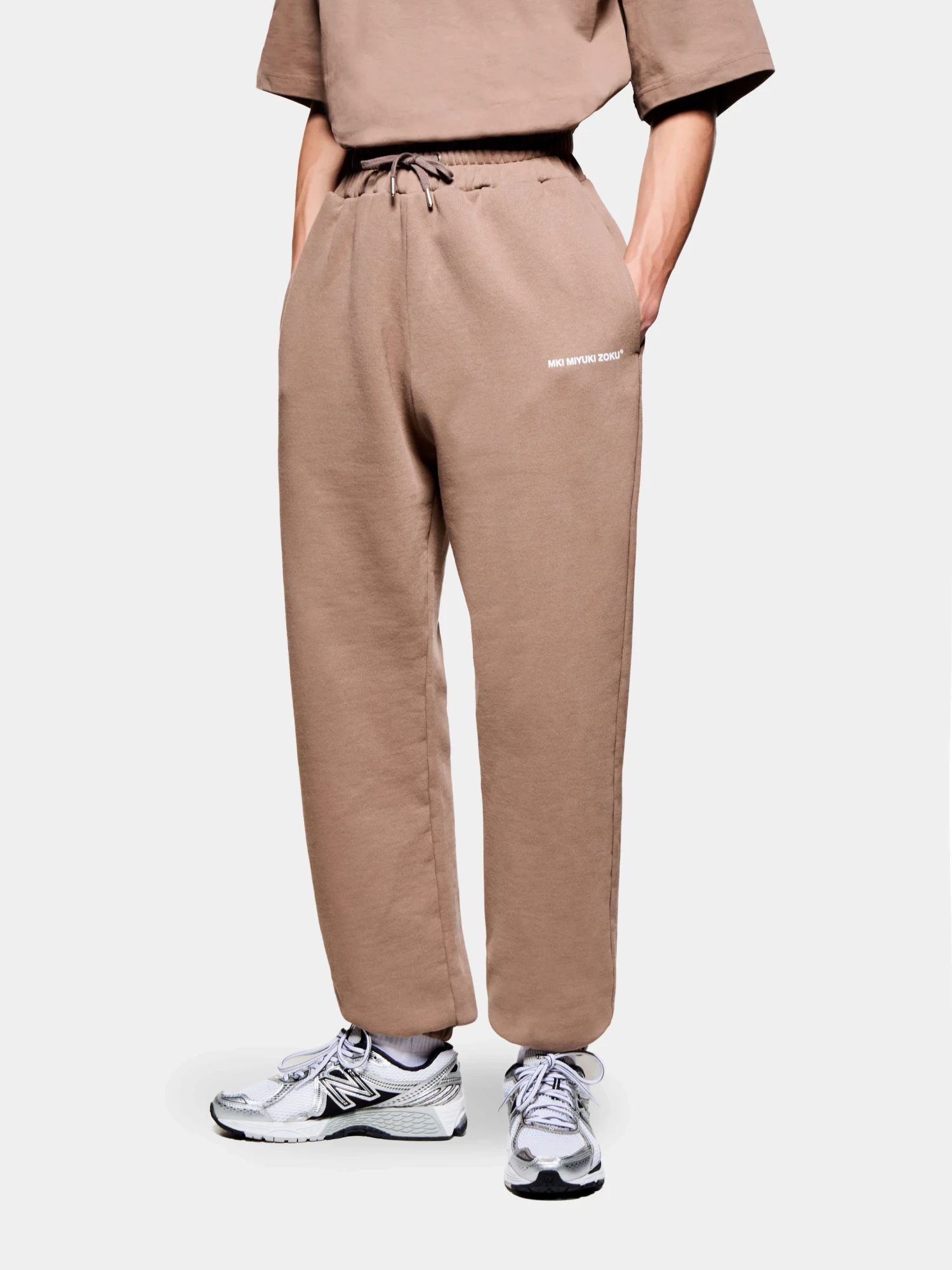 Брюки MKI MIYUKI ZOKU Uniform Joggers Mushroom