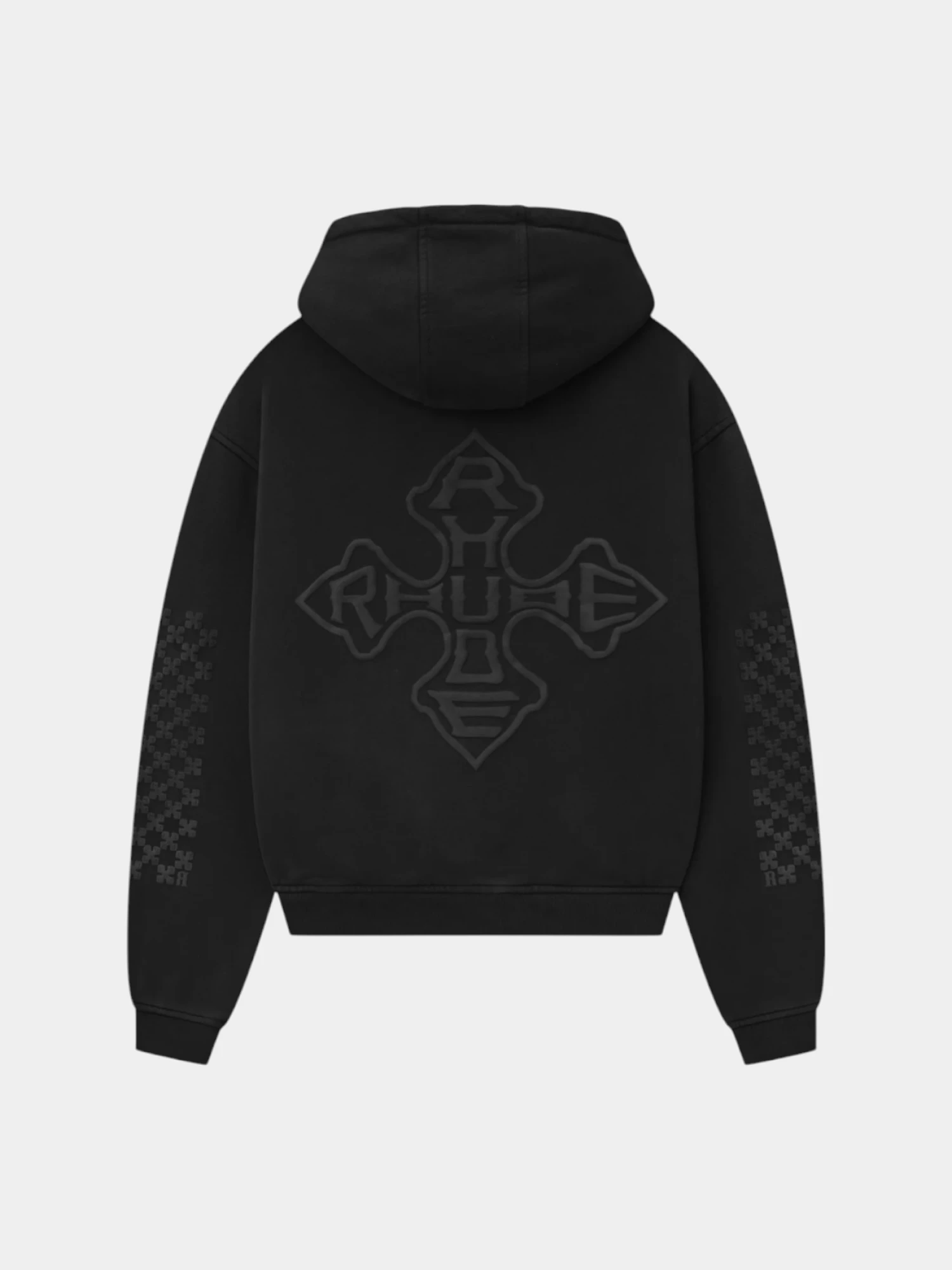Худи RHUDE Cross Logo Vtg Black/Black
