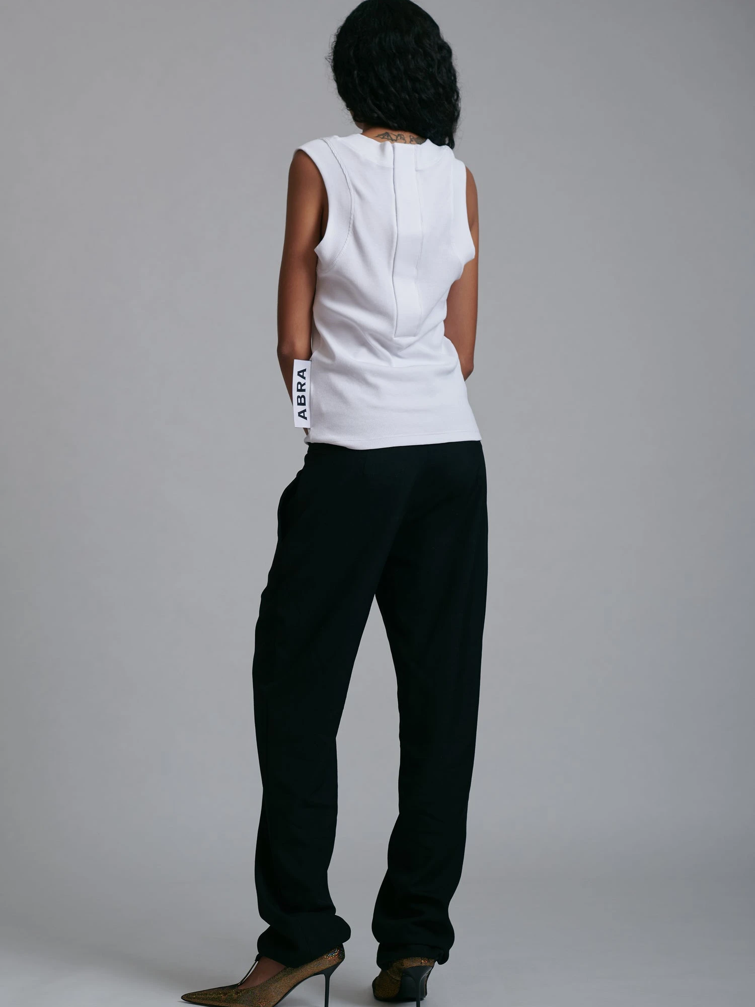 Женский топ ABRA Toy Tank Top White