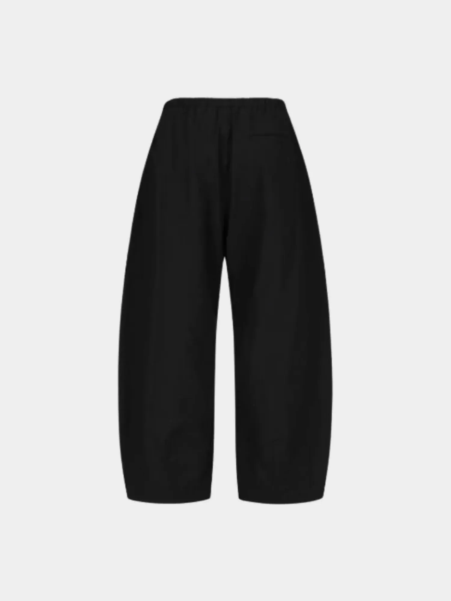 Брюки AMOMENTO Drawstring Wide Fatigue Black