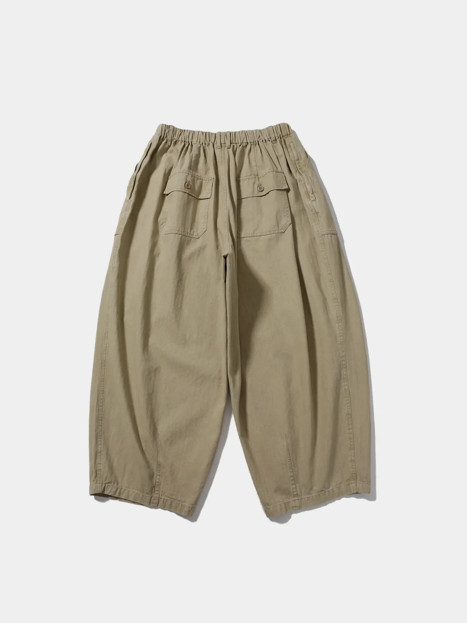 Брюки ANGLAN Fatigue Herringbone Balloon Pants Beige