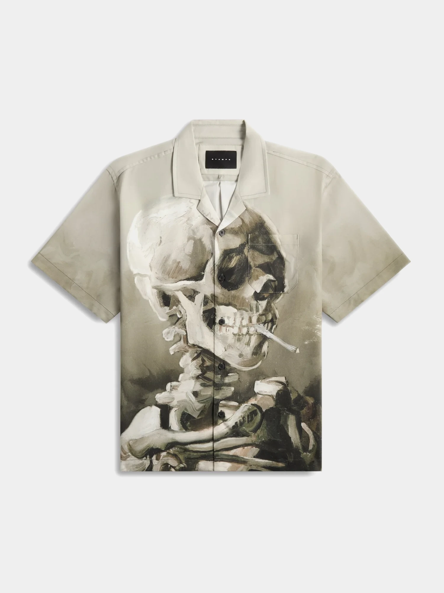 Рубашка Stampd Van Gogh Camp Skeleton Print V2