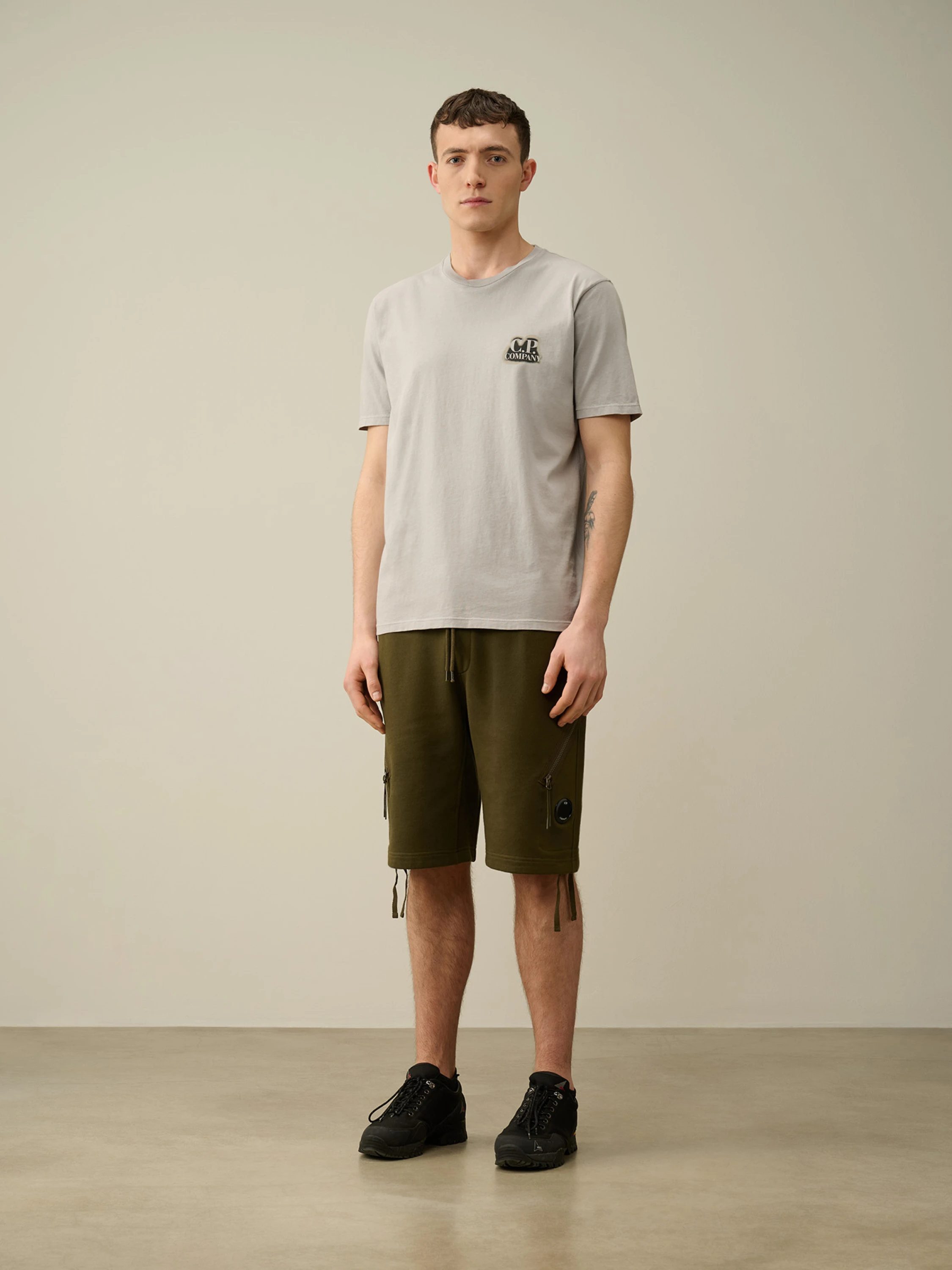 Футболка C.P. Company 24/1 Jersey British Sailor Drizzle Grey