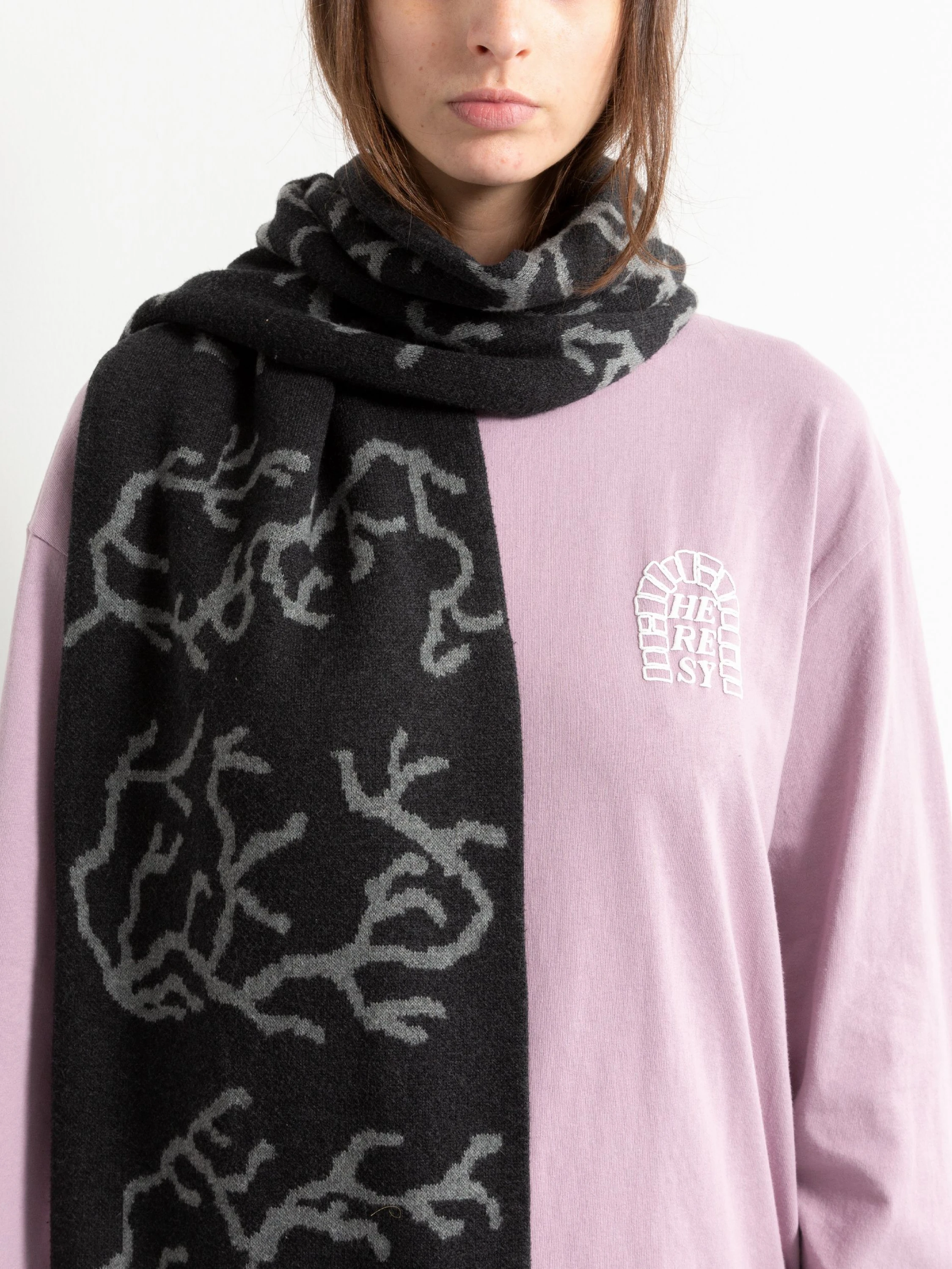 Шарф Heresy Root Scarf Charcoal