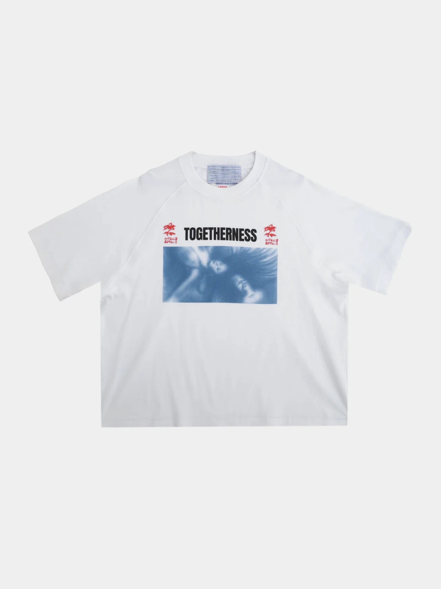 Футболка Jungles Jungles Togetherness Ribbed Tee White