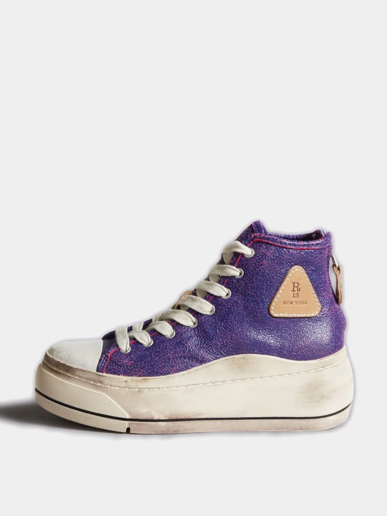 Женские кеды R13 Kurt High Top Sneaker Purple Pink