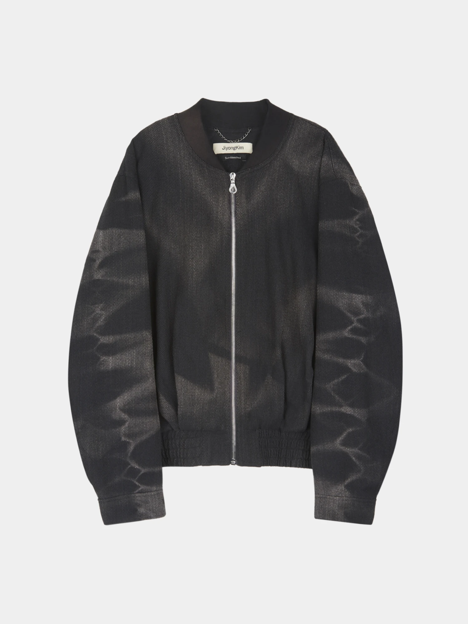 Бомбер JIYONGKIM Sun-Bleached Pleated Black