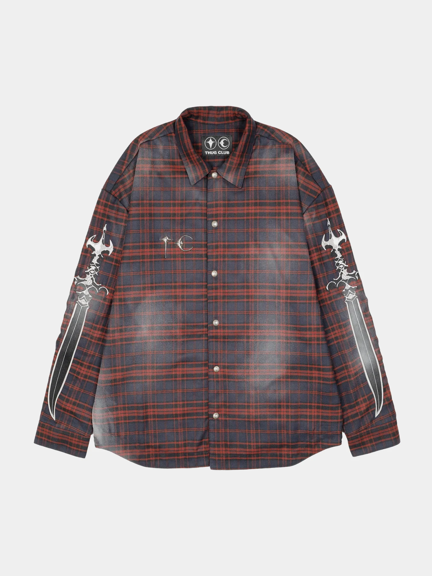 Рубашка Thug Club Arab Sword Flannel Red
