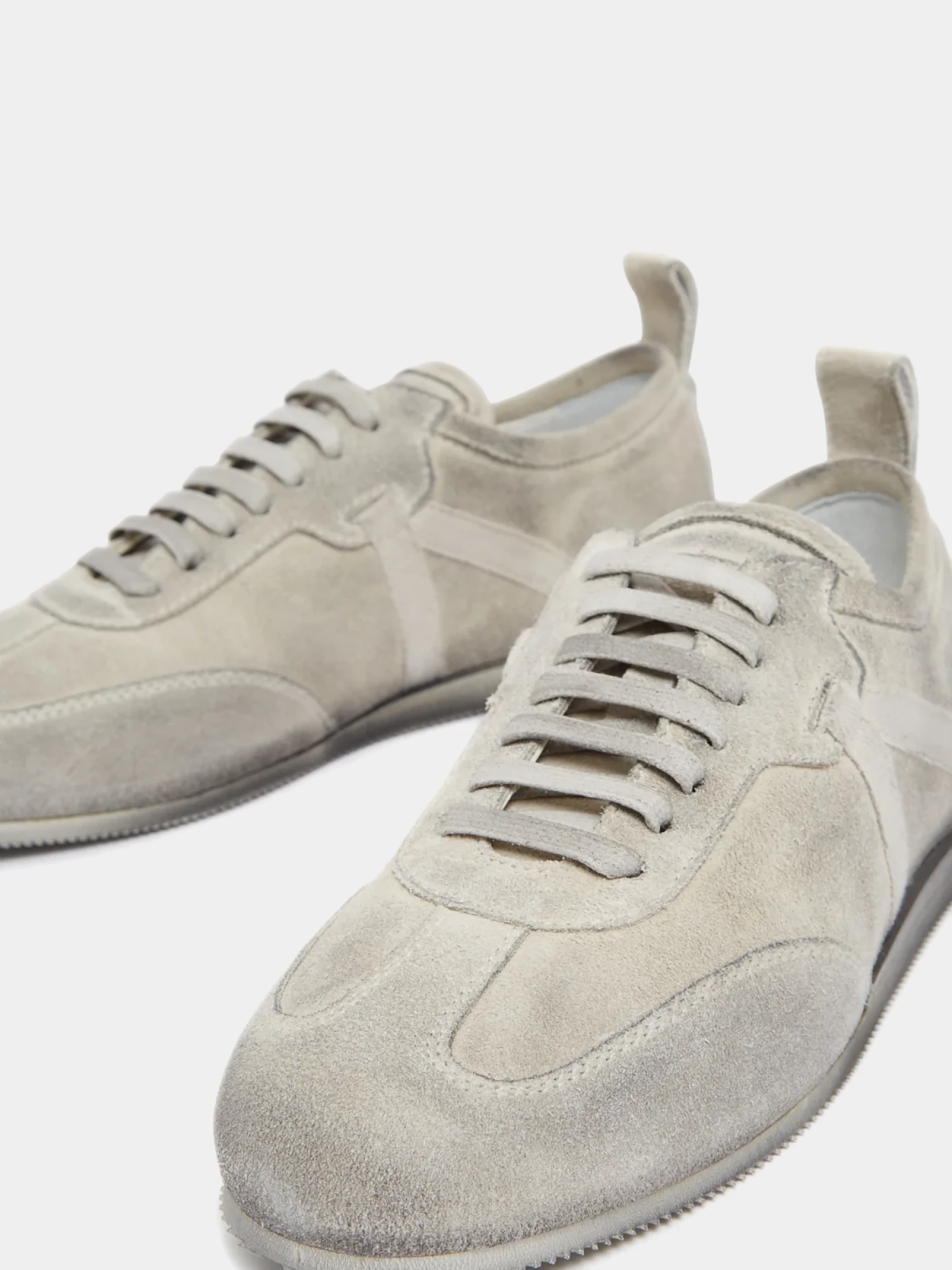 Кеды Ann Demeulemeester Siru Low-Top Chalk