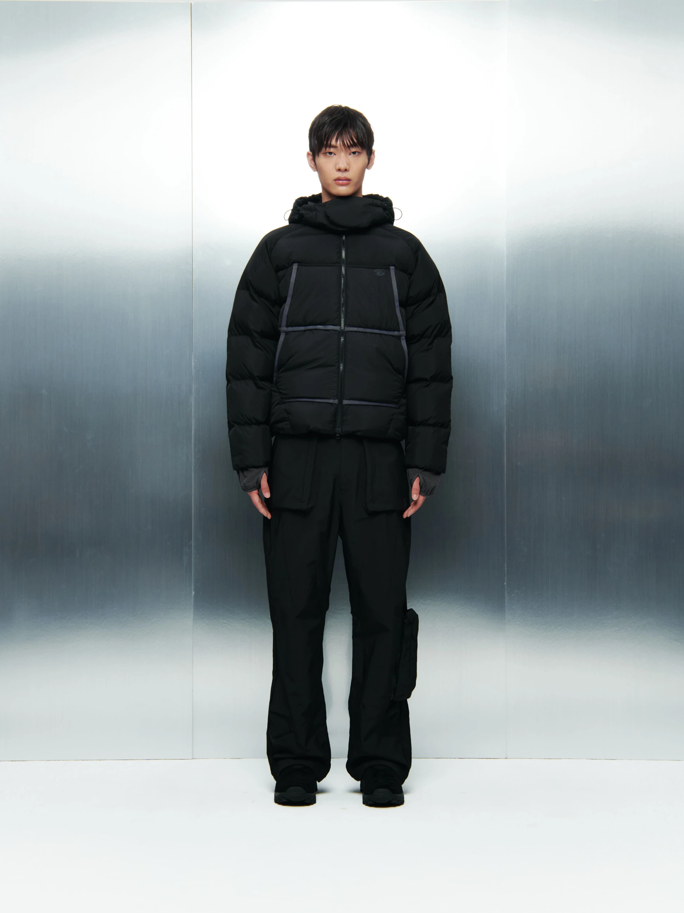Пуховик SAN SAN GEAR Taped Puffer Black