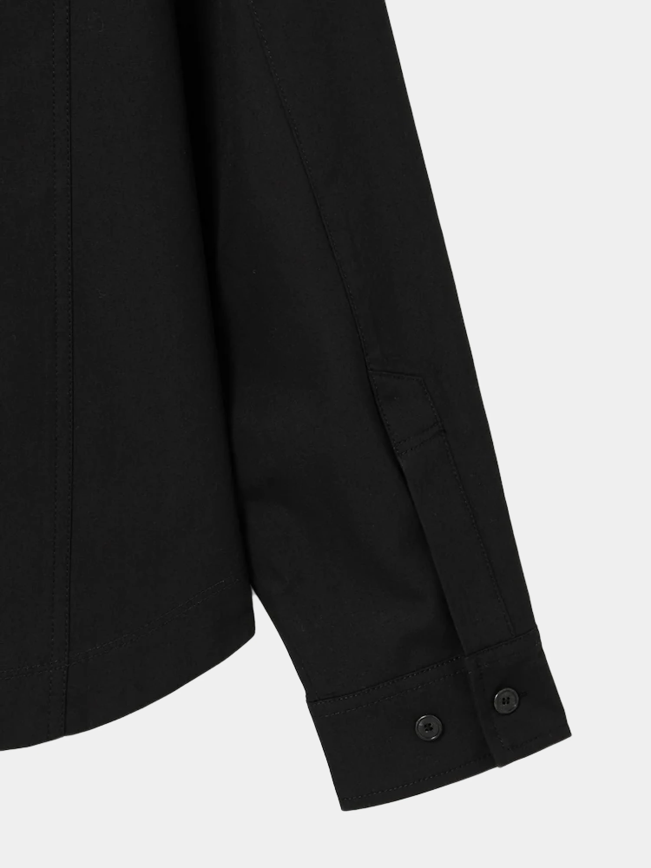 Рубашка JUUN.J Cotton Side Slit Shirt Black