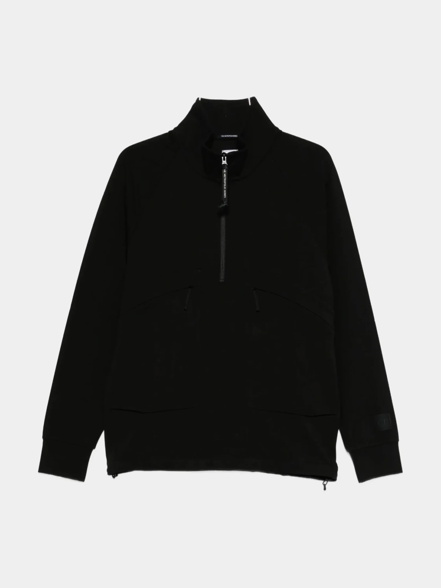 Халф-зип C.P. Company Diagonal Raised Black