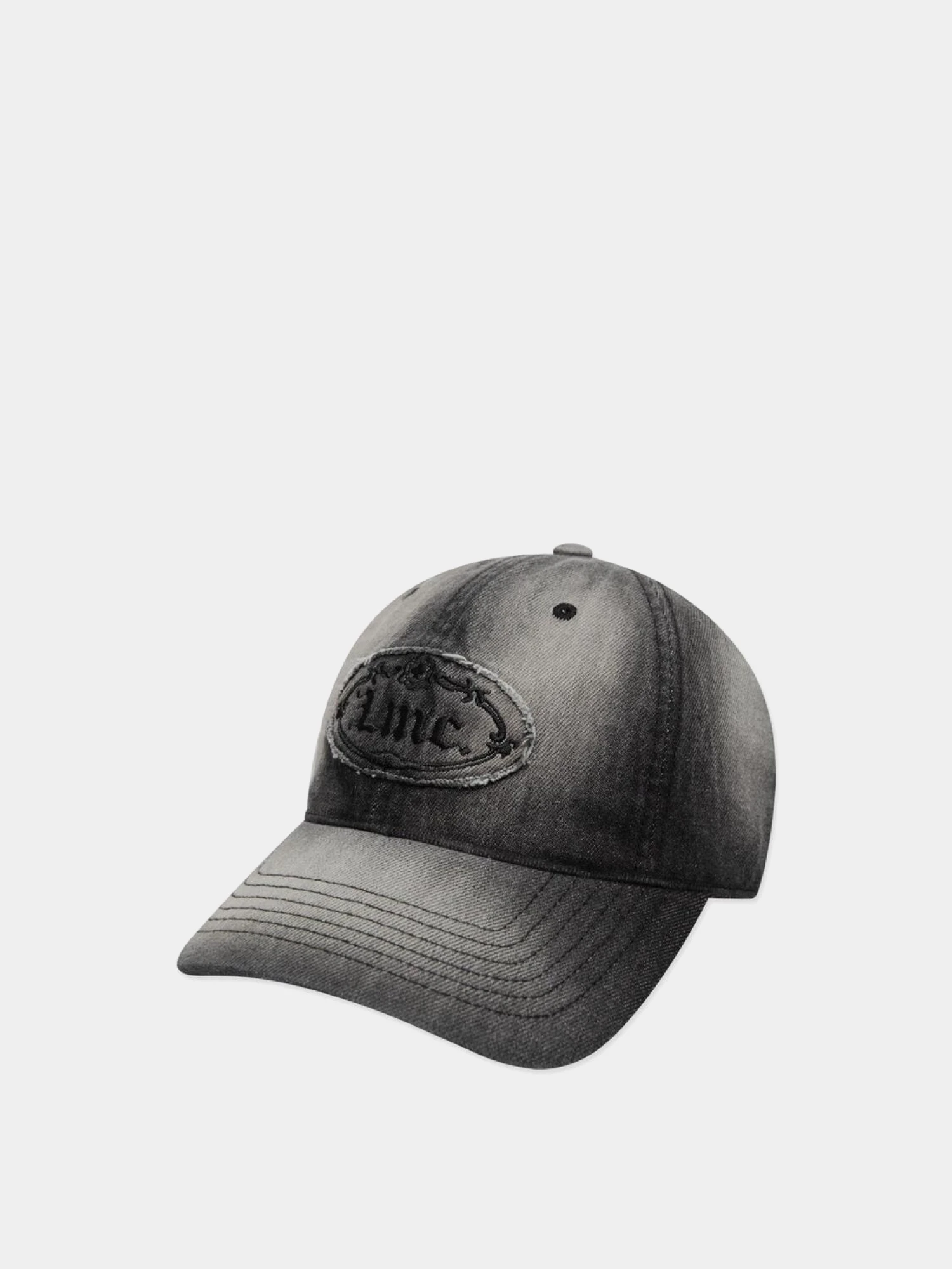 Кепка LMC Washed Denim Gothic Oval 6 Panel White