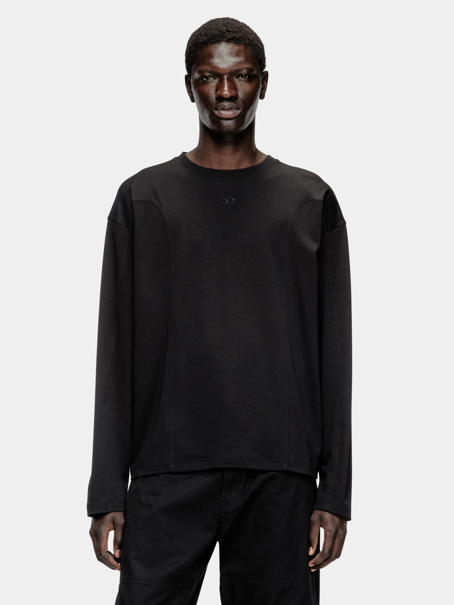 Лонгслив Diesel T-Boxt-Ls-Int Black