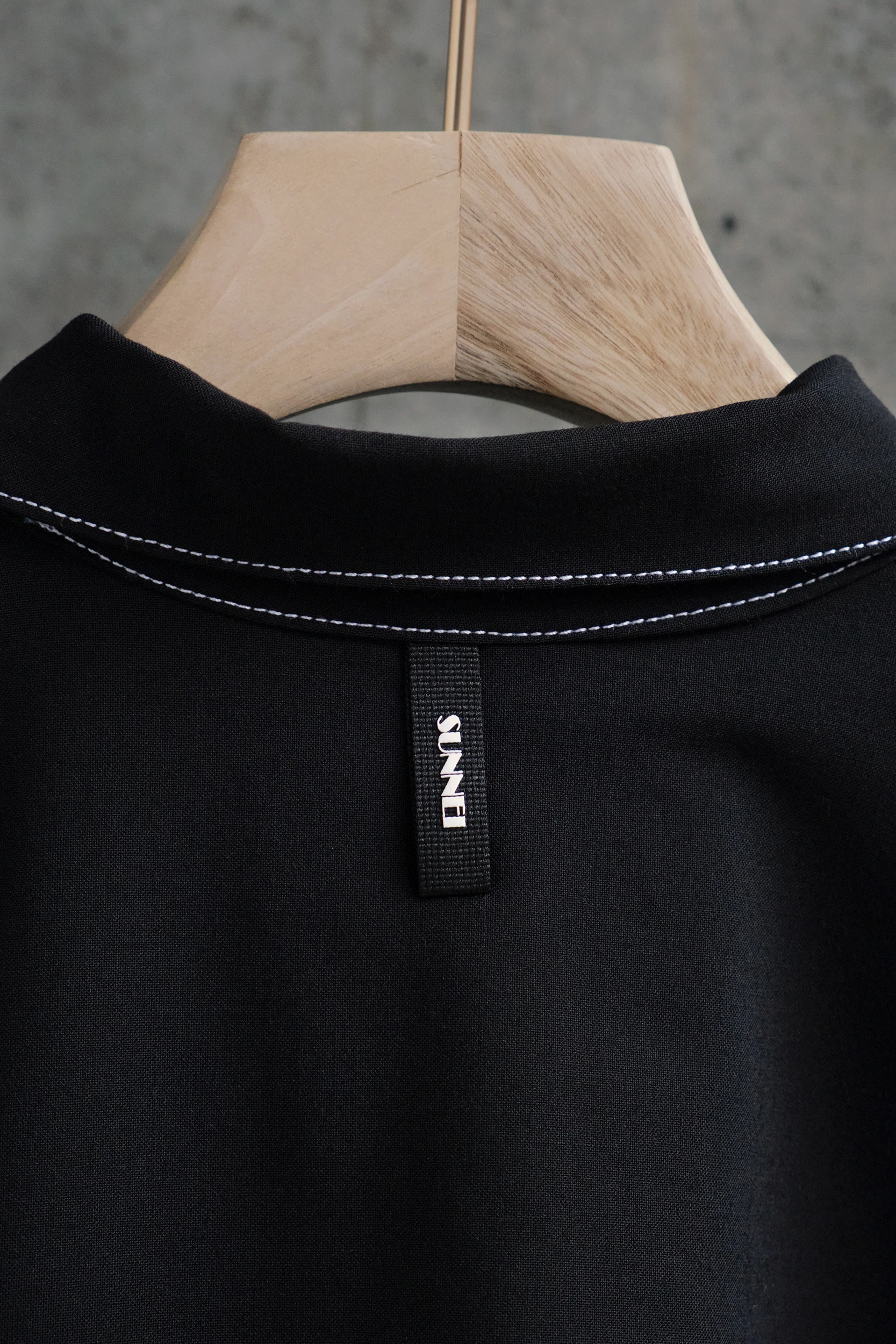 Рубашка Sunnei Mega Over Shirt Black
