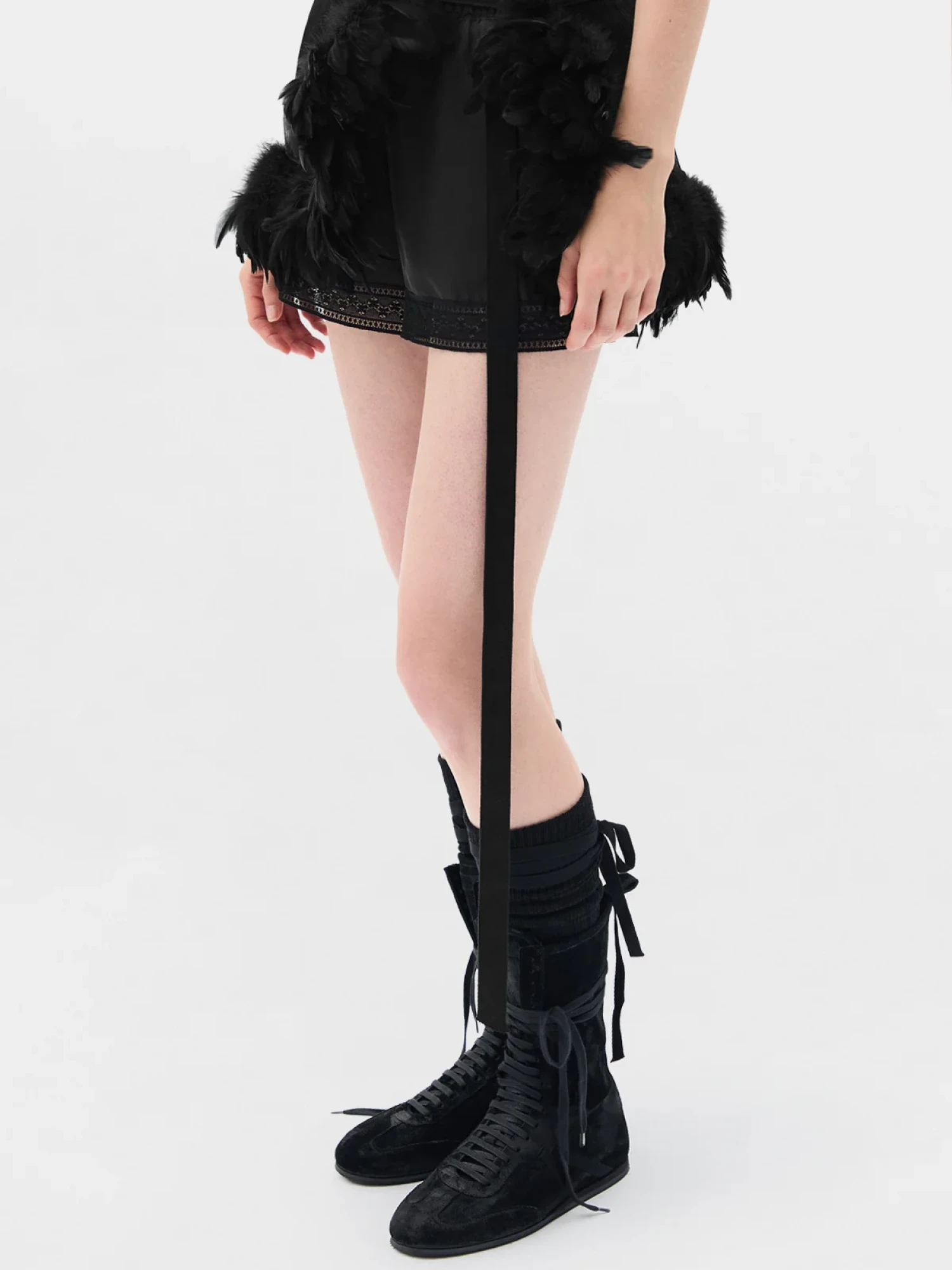 Женские гольфы Ann Demeulemeester Jost Knee-High Black