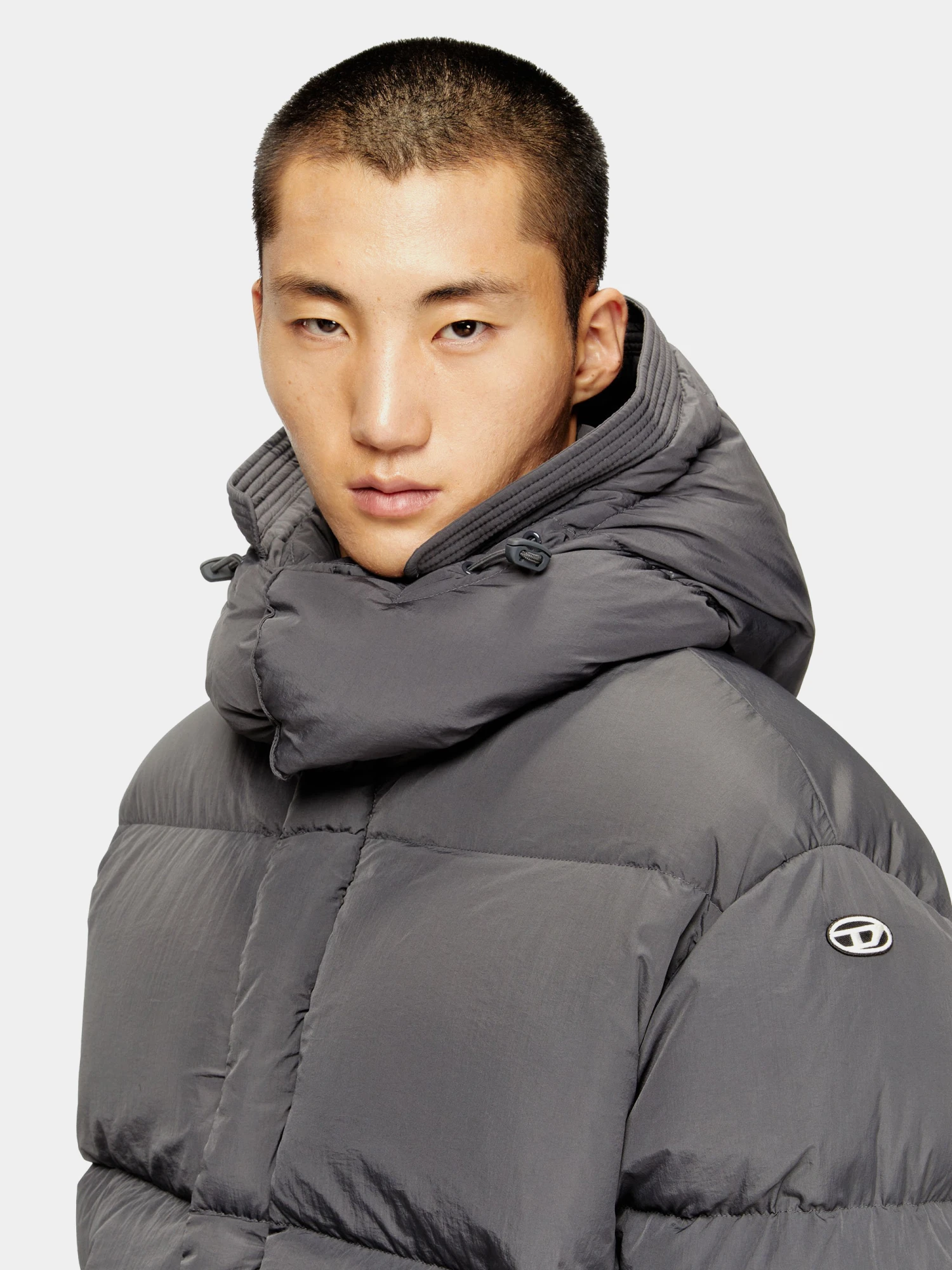 Пуховик Diesel W-Rolfys Giacca Asphalt Grey