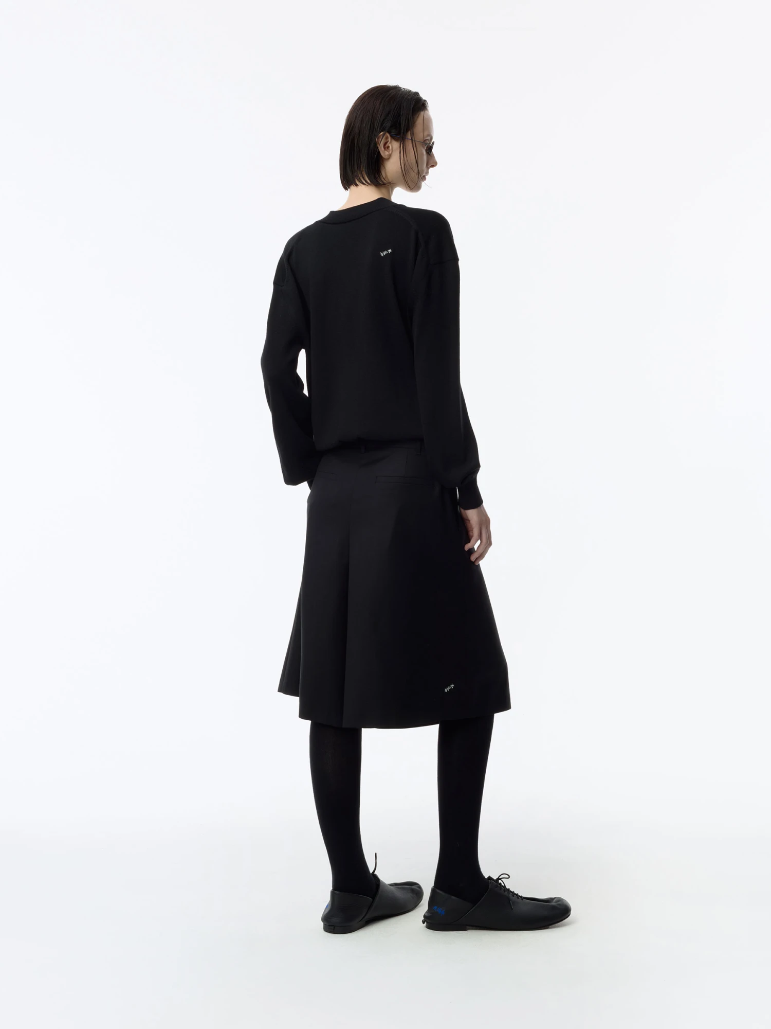 Шорты ADERERROR Sig; BK Tag 02 Black