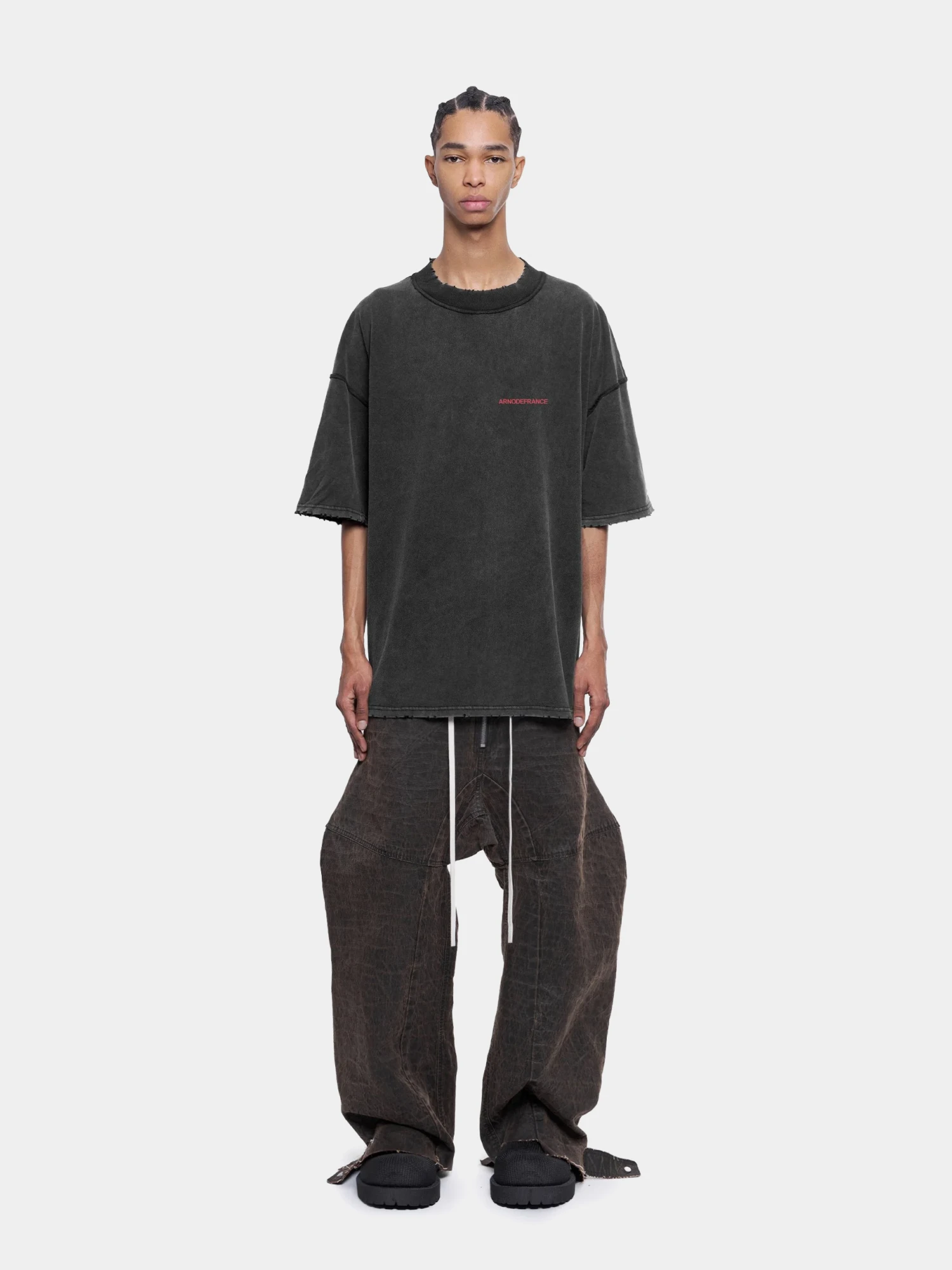 Футболка ARNODEFRANCE Vintage 'Arnodefrance' Washed Black