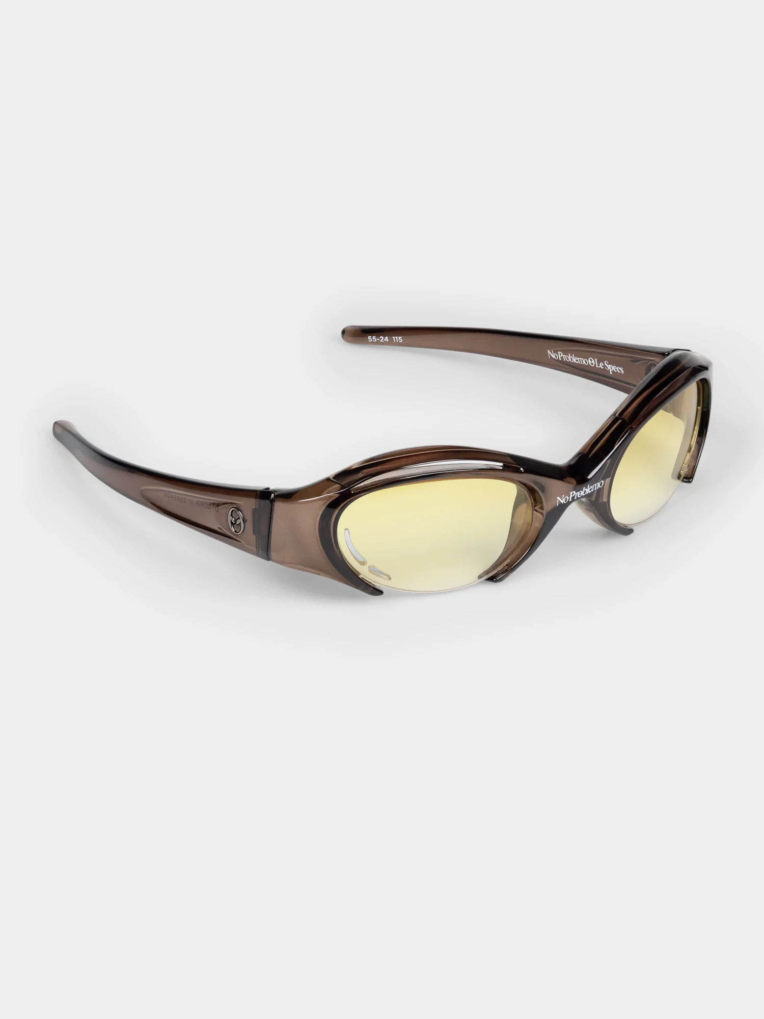 Очки NO PROBLEMO x LE SPECS Cyborg Cocoa/Amber Grad