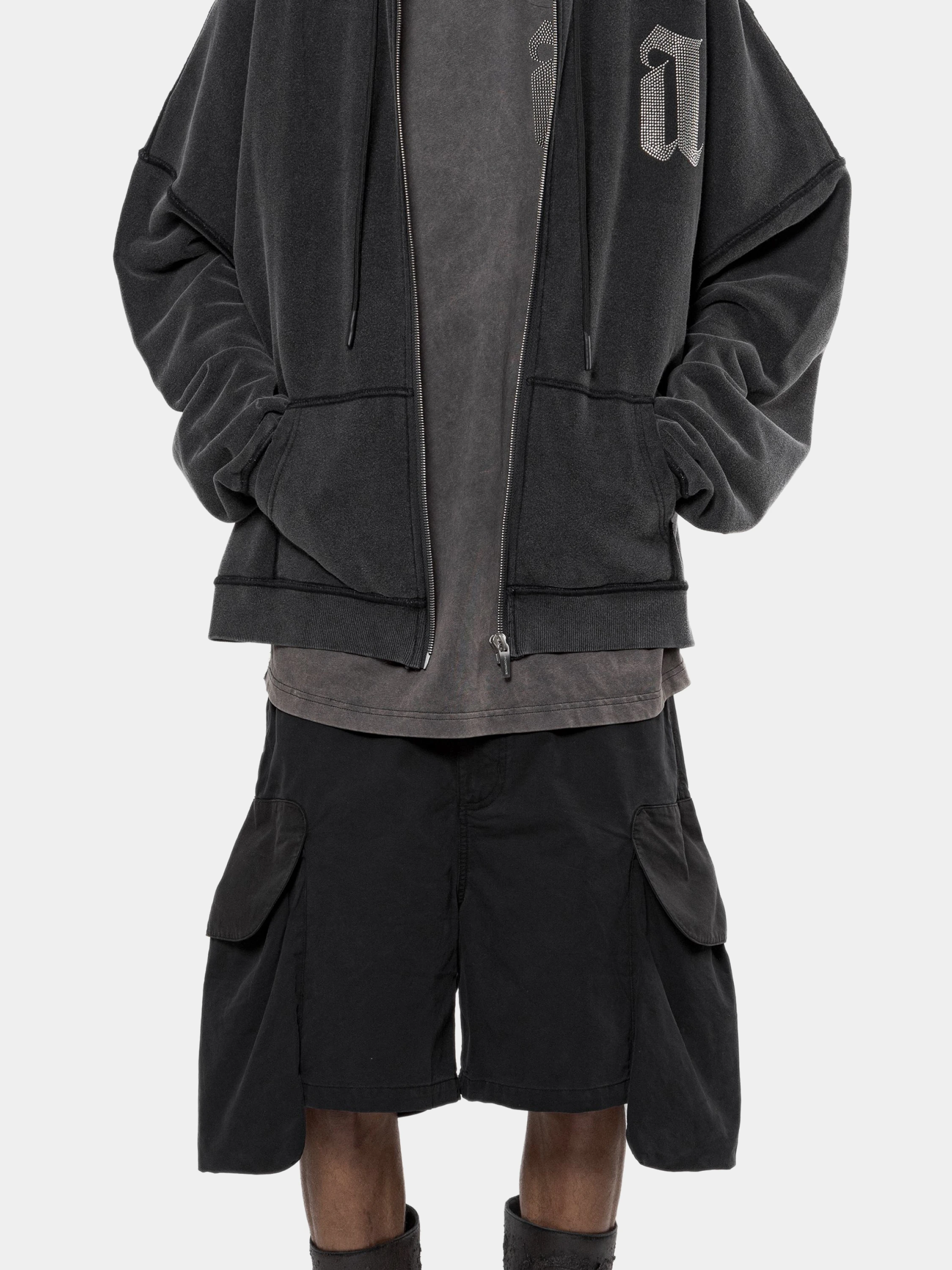 Шорты ARNODEFRANCE Skate Cargo Shorts Dirty Black