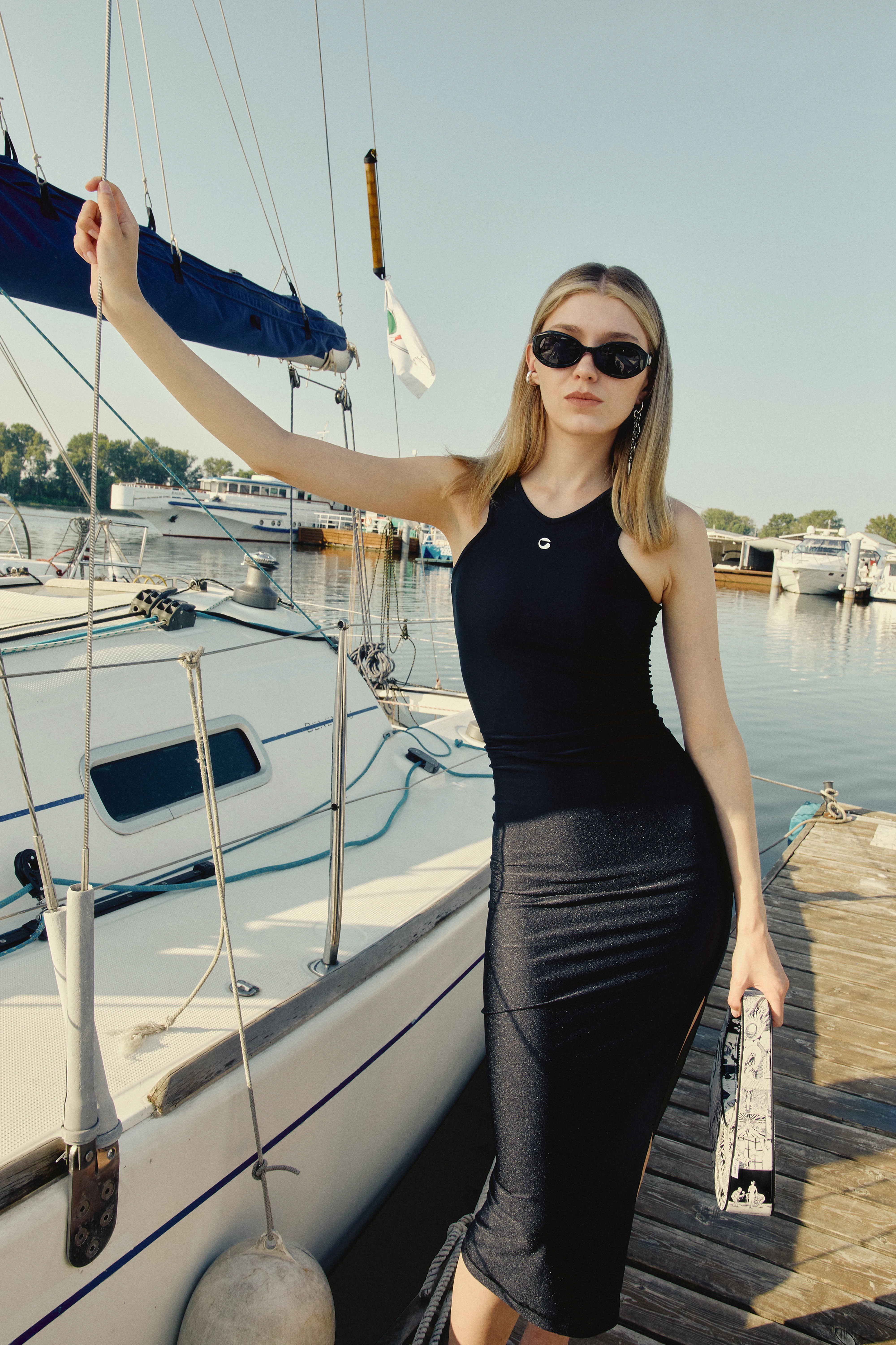 Очки Bonnie Clyde XOXO2 Black & Black Lens