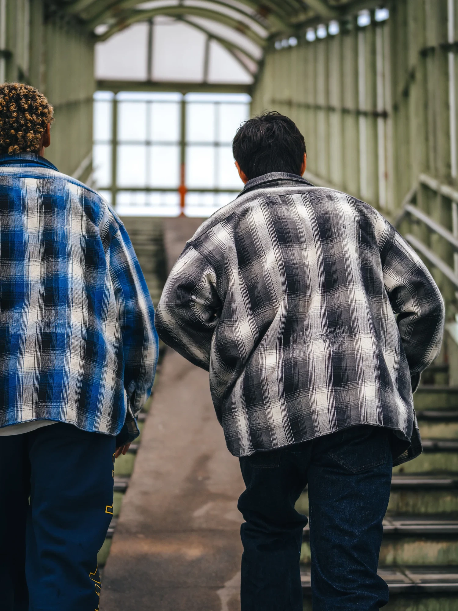 Рубашка SAINT MXXXXXX Flannel Shirt Check Black