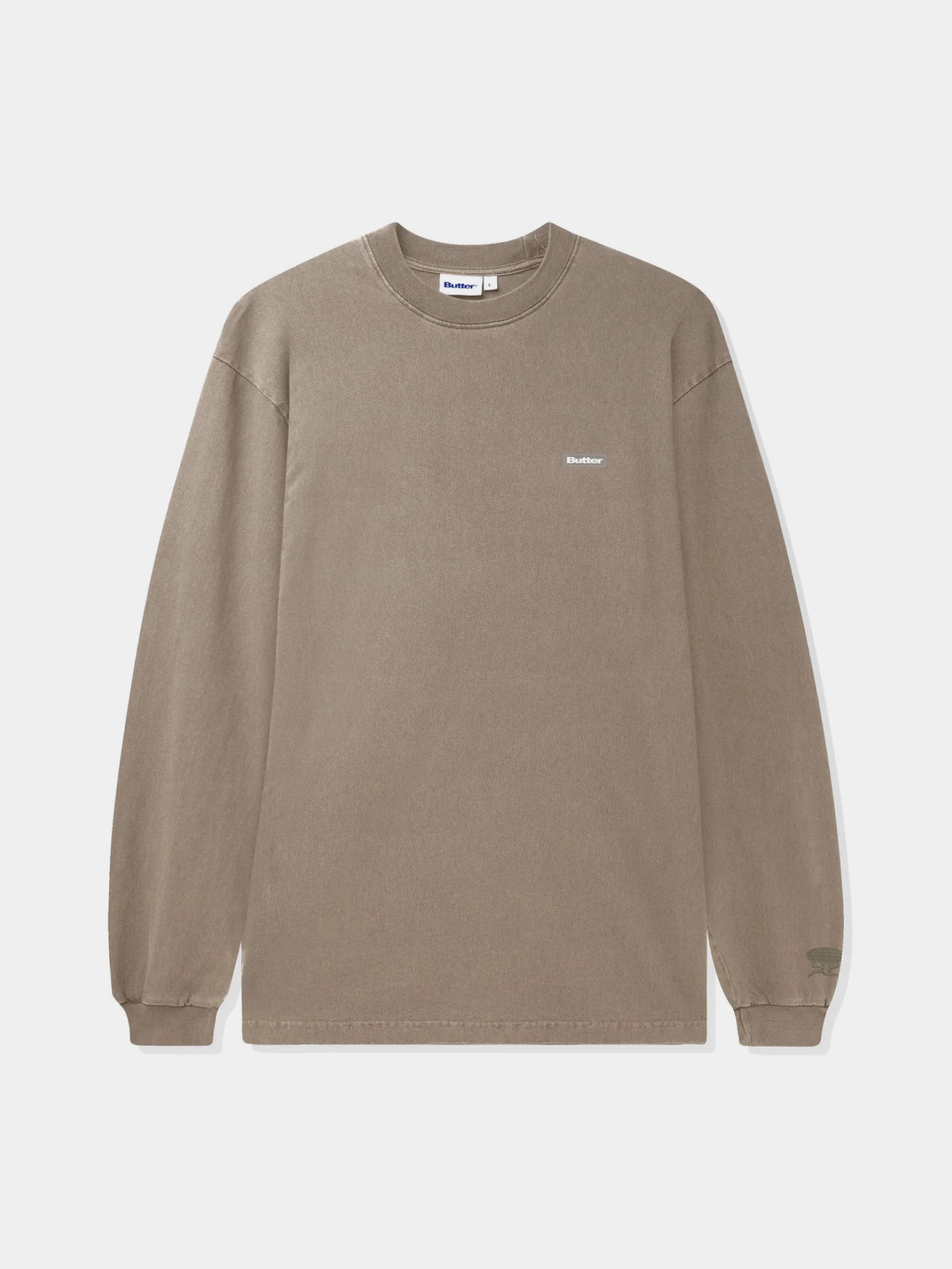 Лонгслив Butter Goods Basic L/S Tee Washed Tan